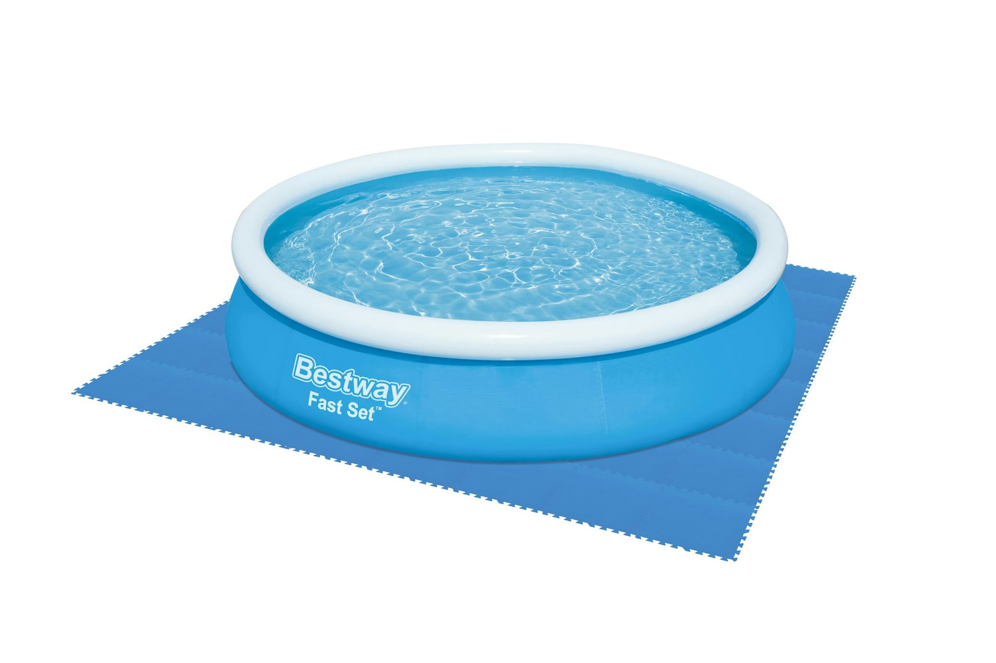 Accessoires piscine et spa Lot de 9 tapis de protection 50 x 50 cm - bleu Bestway 6
