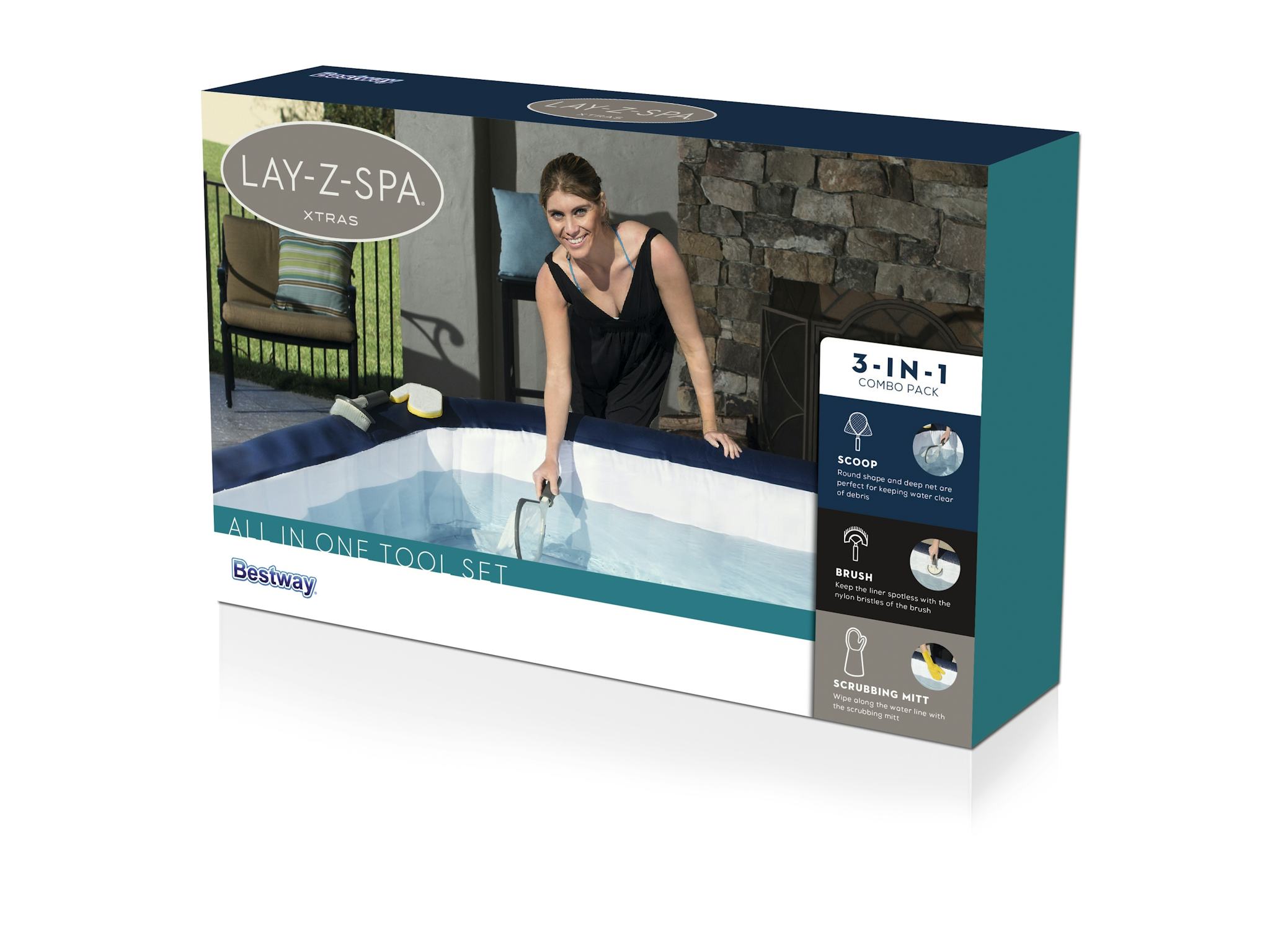 Accessoires piscine et spa Kit de nettoyage pour spa gonflable Lay-Z-Spa® 3 pièces Bestway 5