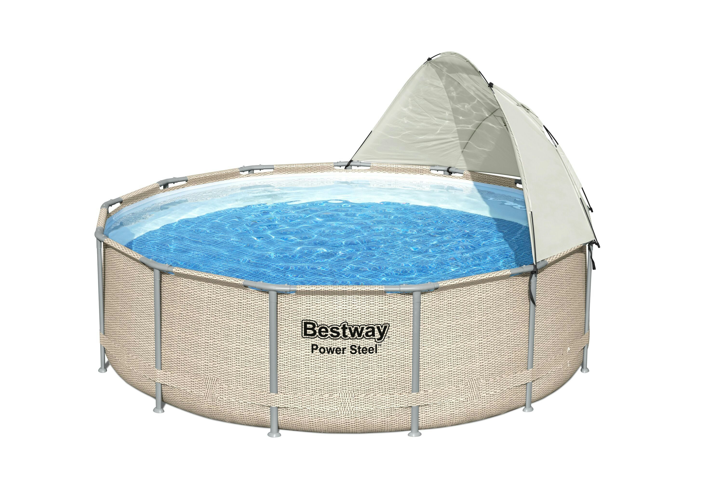 Accessoires piscine et spa Auvent pour piscines tubulaires rondes entre 3,05 et 5,49m de diamètre Bestway 1