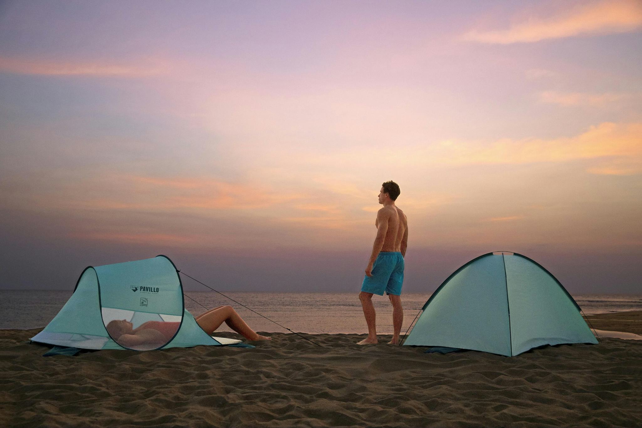 Camping Tente de plage pop-up Quick 2 places 200 x 120 x 90 cm Bestway 10