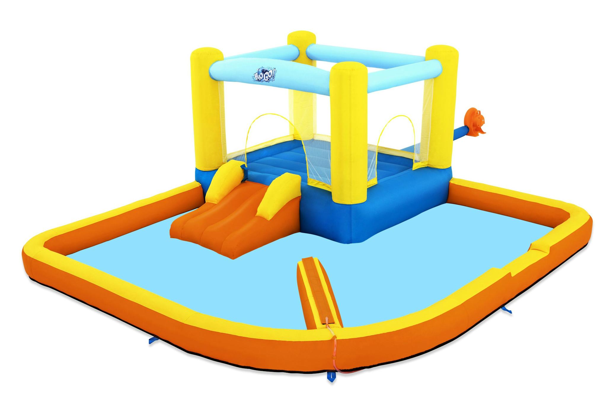 Aire de jeux - structures gonflables Aire de jeux gonflable avec trampoline et Pataugeoire Beach Bounce 365 x 340 x 152 cm Bestway 13