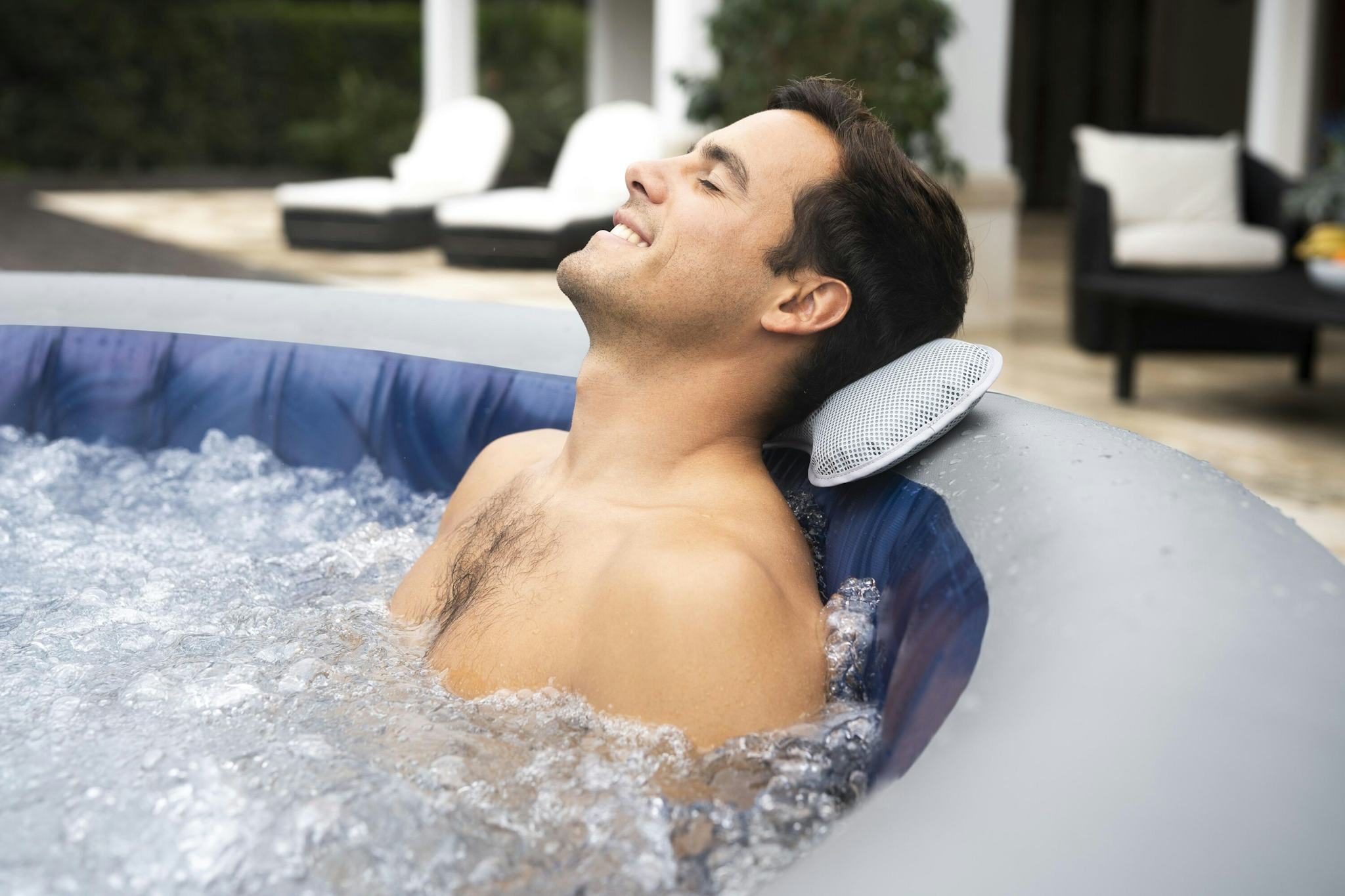 Spas Gonflables Spa gonflable rond Lay-Z-Spa Santorini Hydrojet pro™ 5 - 7 personnes Bestway 25