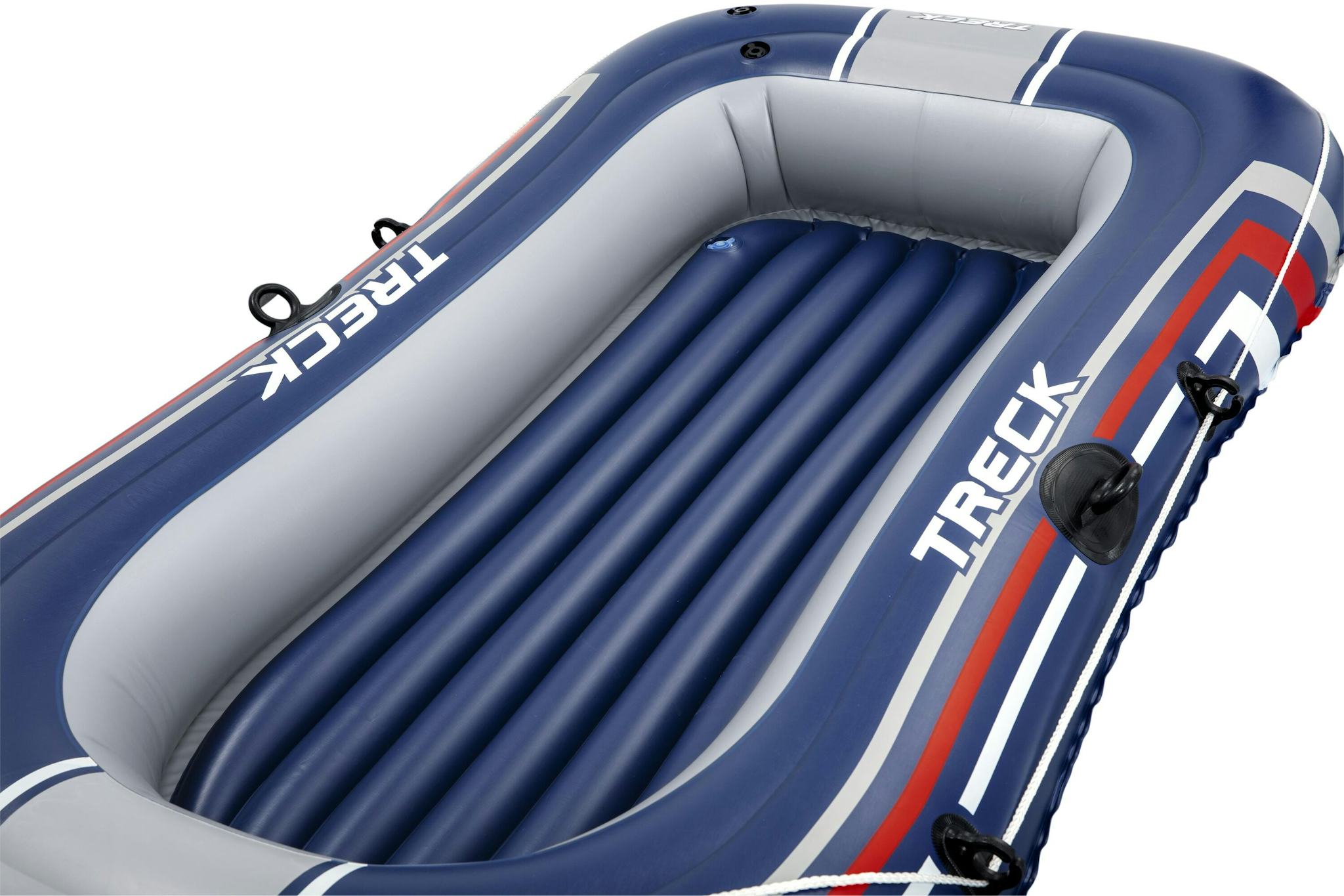 Sports d'eau Bateau gonflable Hydro-Force™ Treck X1 228 x 121 x 32 cm avec 2 rames et un gonfleur à pied Bestway 17