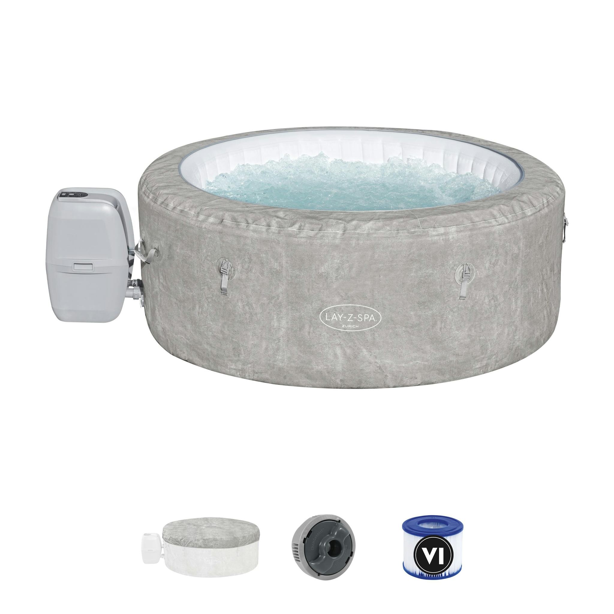Spas Gonflables Spa gonflable rond Lay-Z-Spa Zurich Airjet™ 2 - 4 personnes Bestway 4