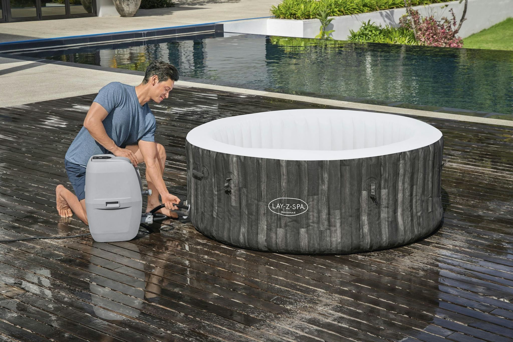 Spas Gonflables Spa gonflable rond Lay-Z-Spa Bahamas Airjet™ 2 - 4 personnes Bestway 14
