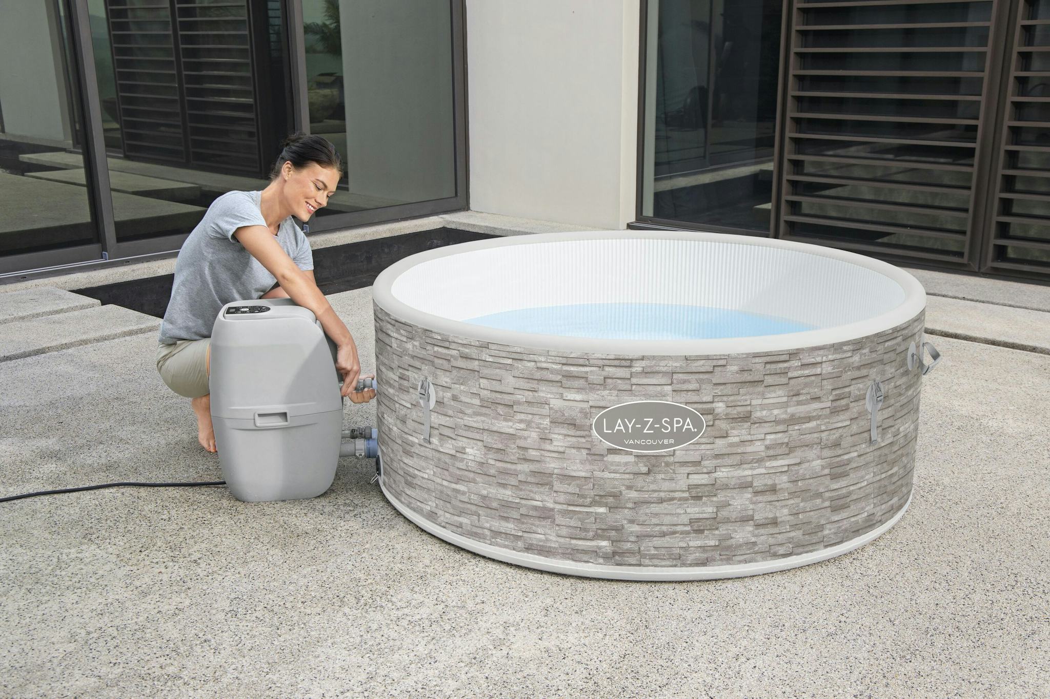 Spas Gonflables Spa gonflable rond Lay-Z-Spa® Vancouver Airjet Plus™ 3 - 5 personnes Bestway 18