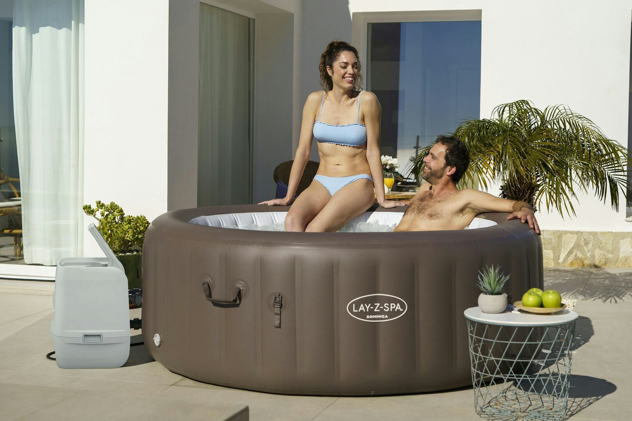 Spas Gonflables Spa gonflable rond Lay-Z-Spa Dominica Hydrojet™ 4-6 places Bestway 6