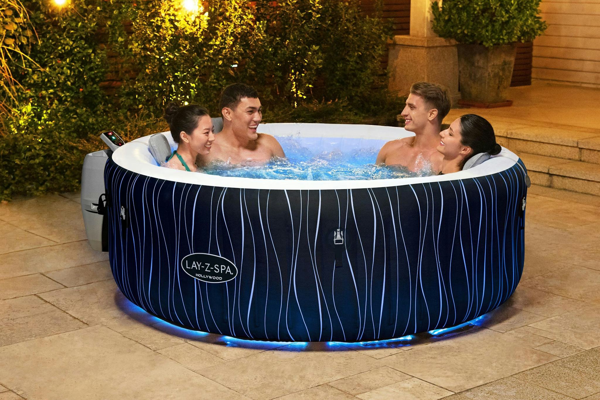 Spas Gonflables Spa gonflable rond Lay-Z-Spa Hollywood Airjet™ 4 - 6 personnes Bestway 2