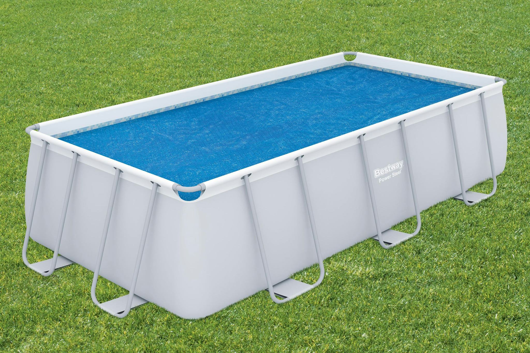 Accessoires piscine et spa Bâche solaire 380 x 180 cm pour piscine hors sol rectangulaire 404 x 201 cm ou 412 x 201 cm Bestway 3