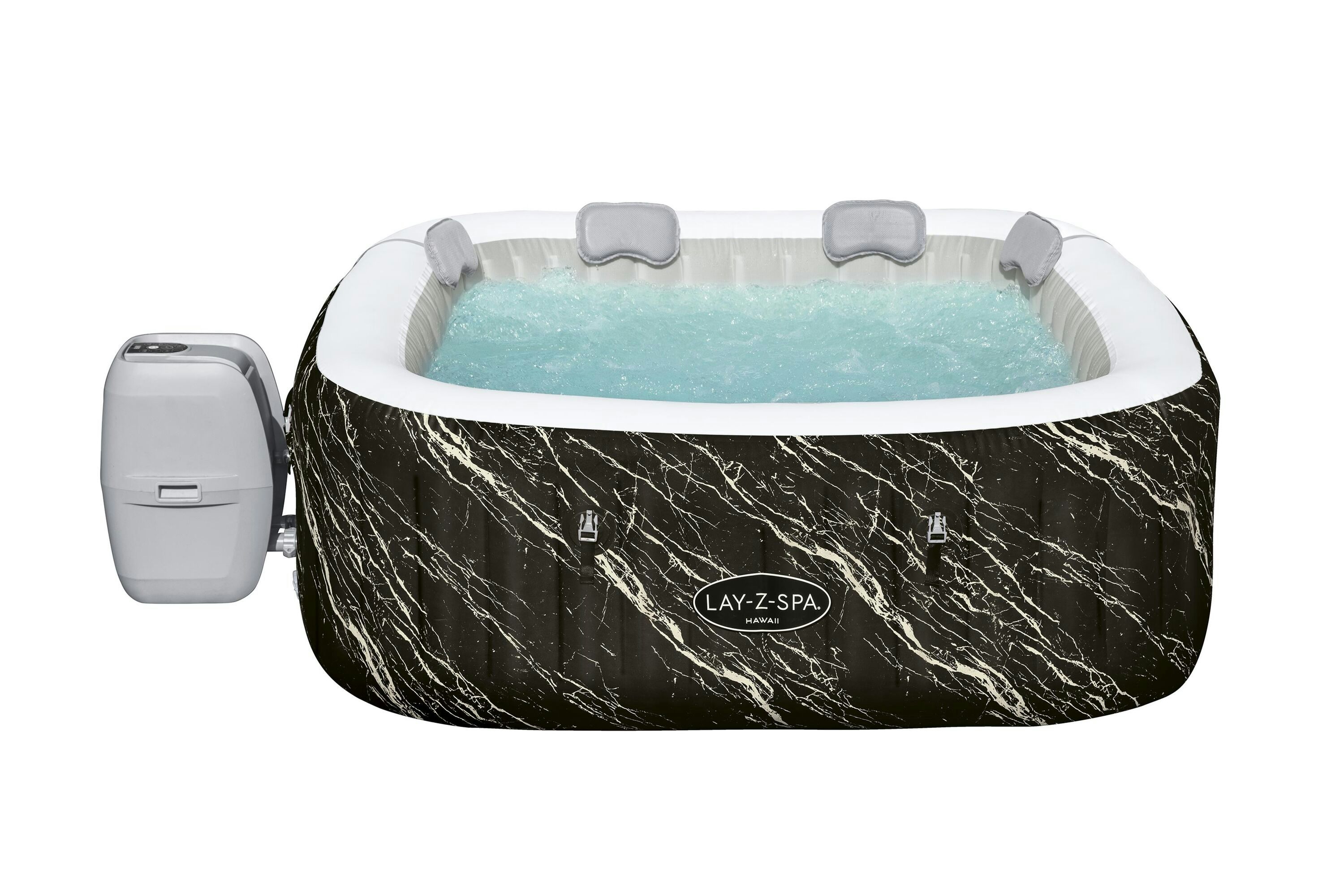 Spas Gonflables Spa gonflable carré Lay-Z-Spa Hawaii Smart Luxe Airjet™ 4 - 6 personnes Bestway 1