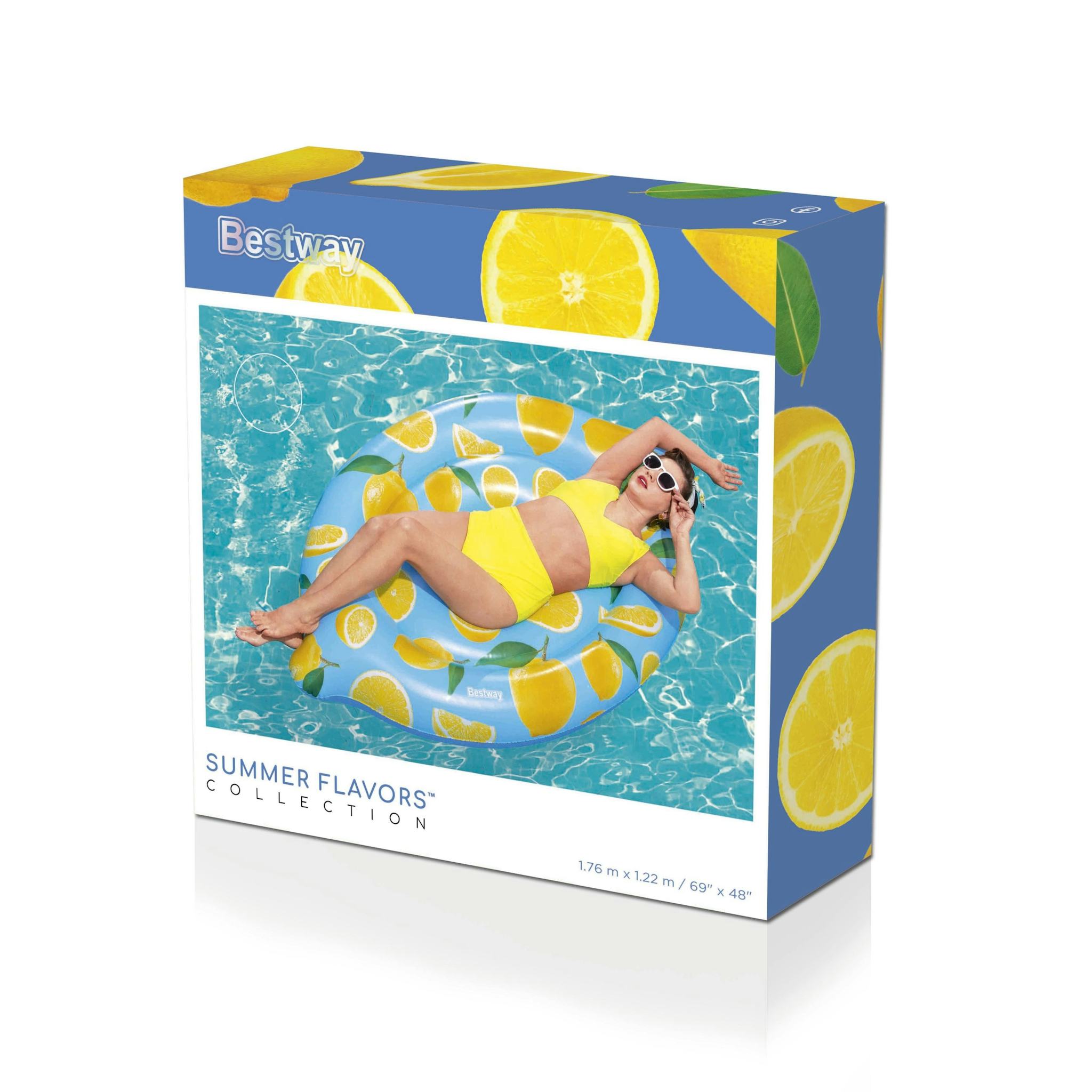Bouées, matelas et jeux gonflables Ile gonflable parfumée citron Scentsational™ Lemon 176 x 123 cm Bestway 29