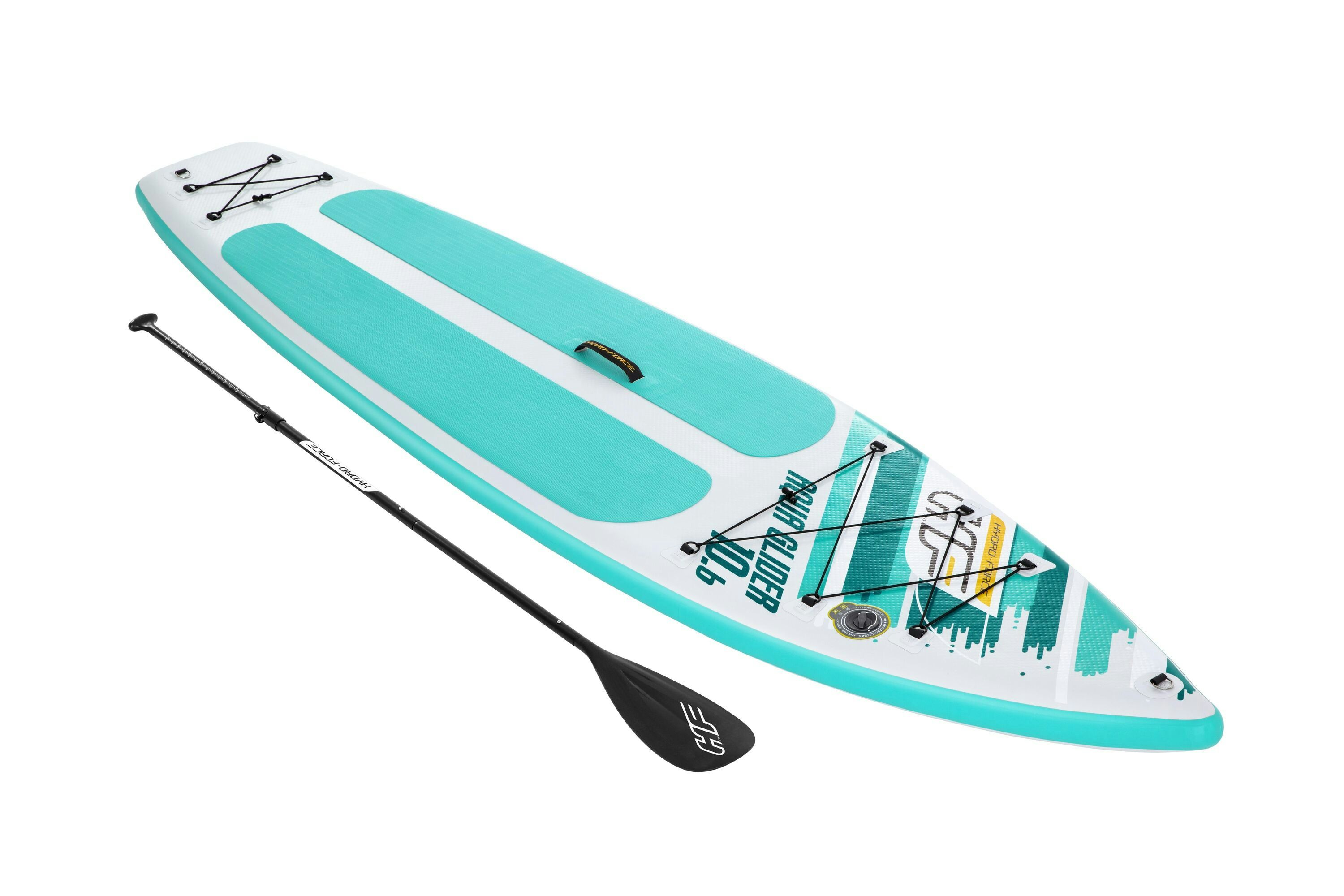 Sports d'eau Paddle SUP gonflable Hydro-Force™ Aqua Glider, 320 x 79 x 12 cm avec pagaie, leash, pompe et sac à dos de transport Bestway 1