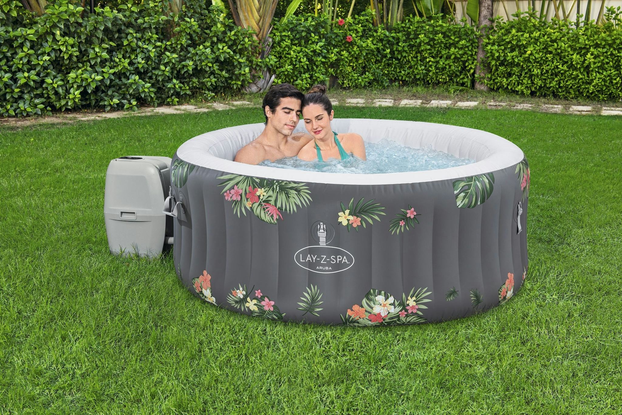 Spas Gonflables Spa gonflable rond Lay-Z-Spa Aruba Airjet™ 2 - 3 personnes Bestway 31