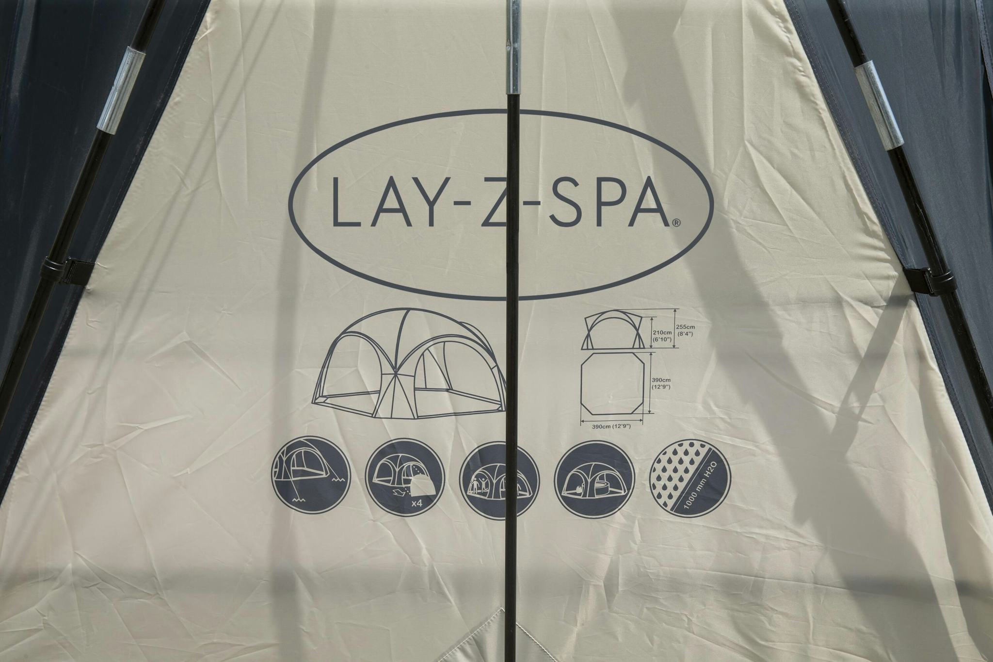 Accessoires piscine et spa Dôme de protection pour spa Lay-Z-Spa® 390 x 390 x 255 cm. Bestway 24