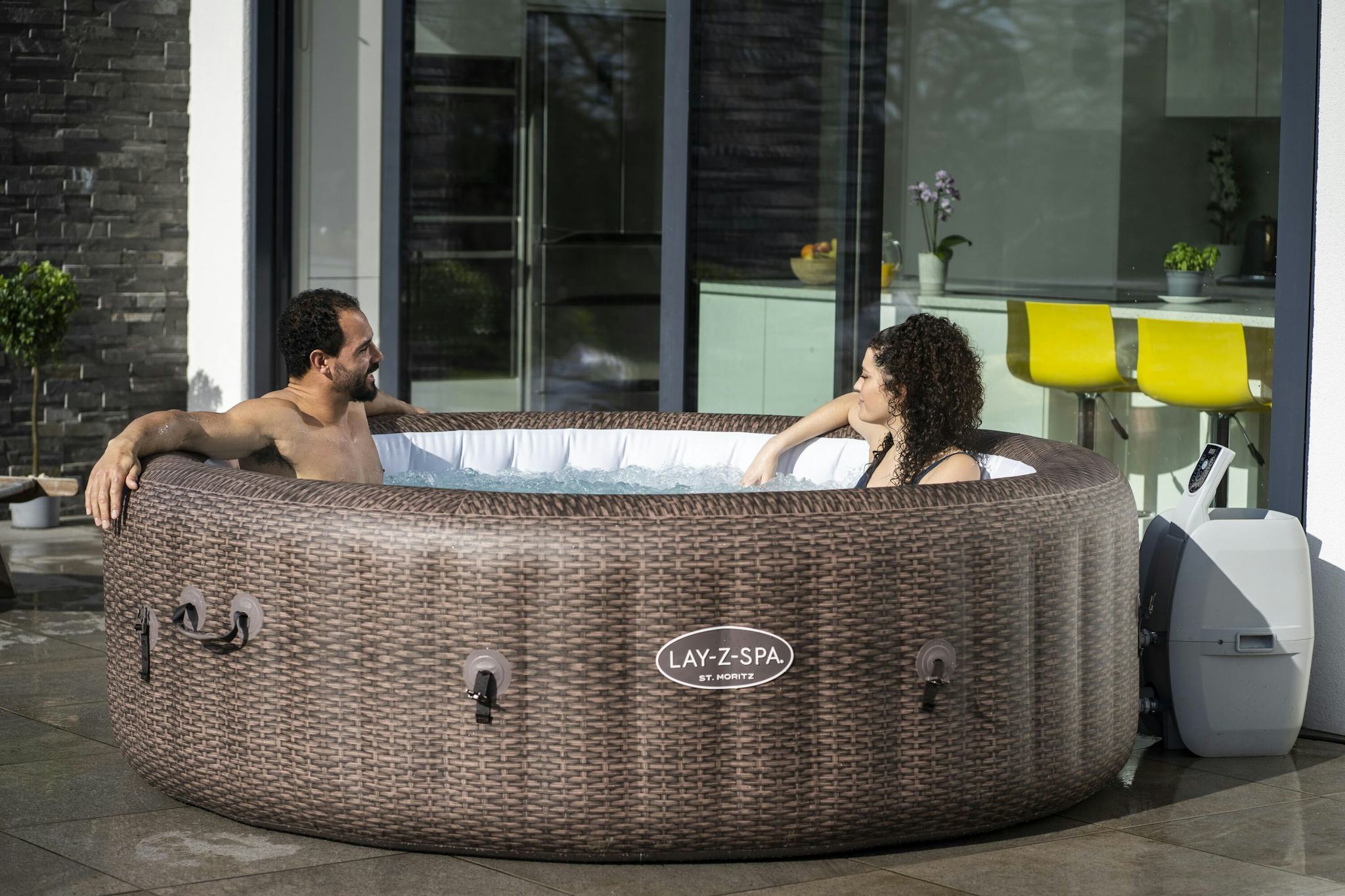 Spas Gonflables Spa gonflable rond Lay-Z-Spa® St Moritz Airjet™ 5 - 7 personnes Bestway 3