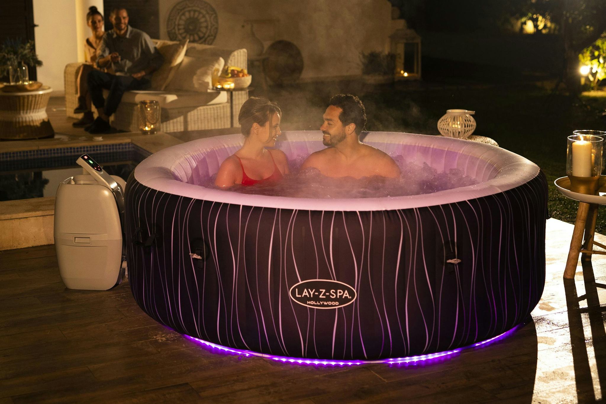 Spas Gonflables Spa gonflable rond Lay-Z-Spa Hollywood Airjet™ 4 - 6 personnes Bestway 15