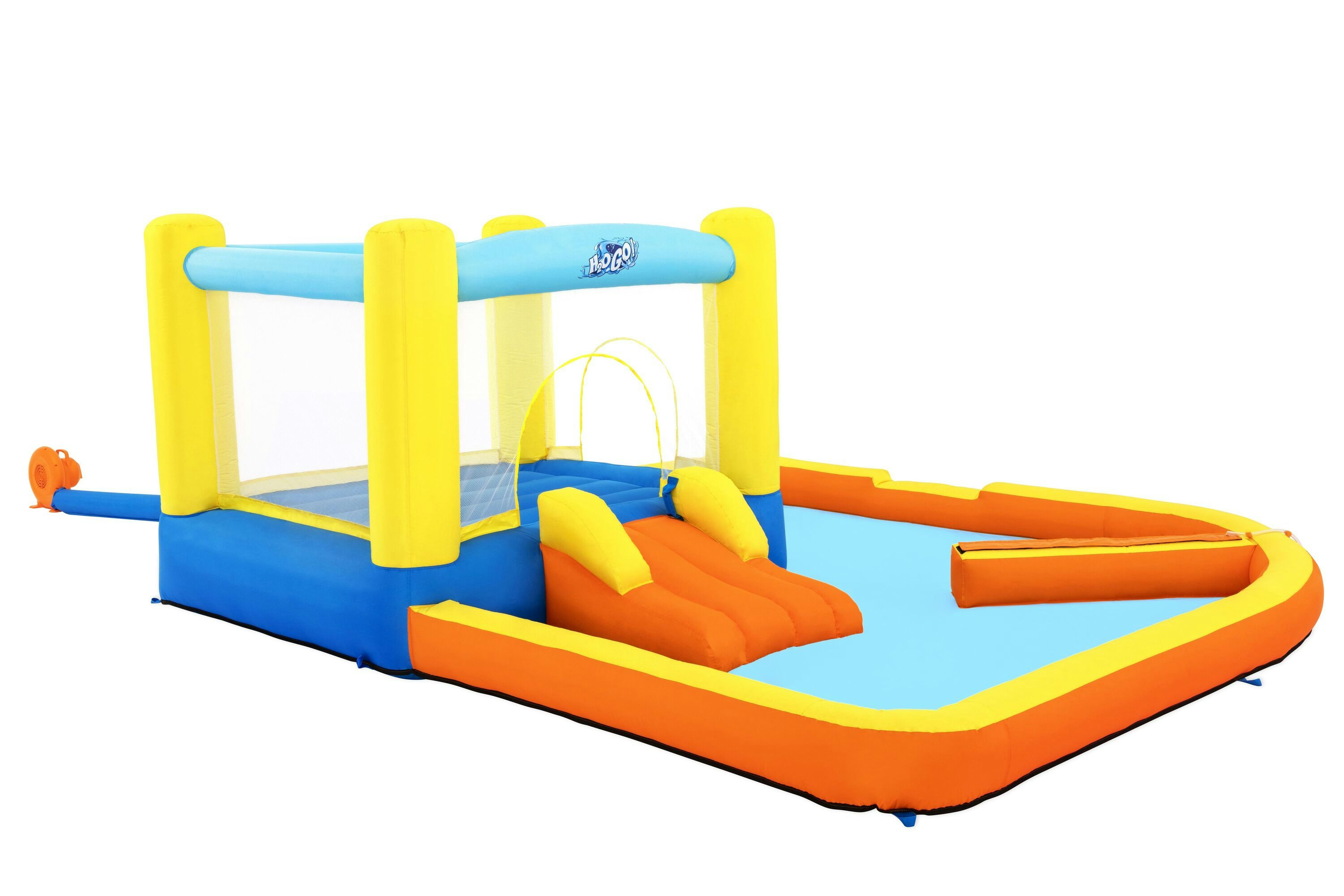 Aire de jeux - structures gonflables Aire de jeux gonflable avec trampoline et Pataugeoire Beach Bounce 365 x 340 x 152 cm Bestway 1
