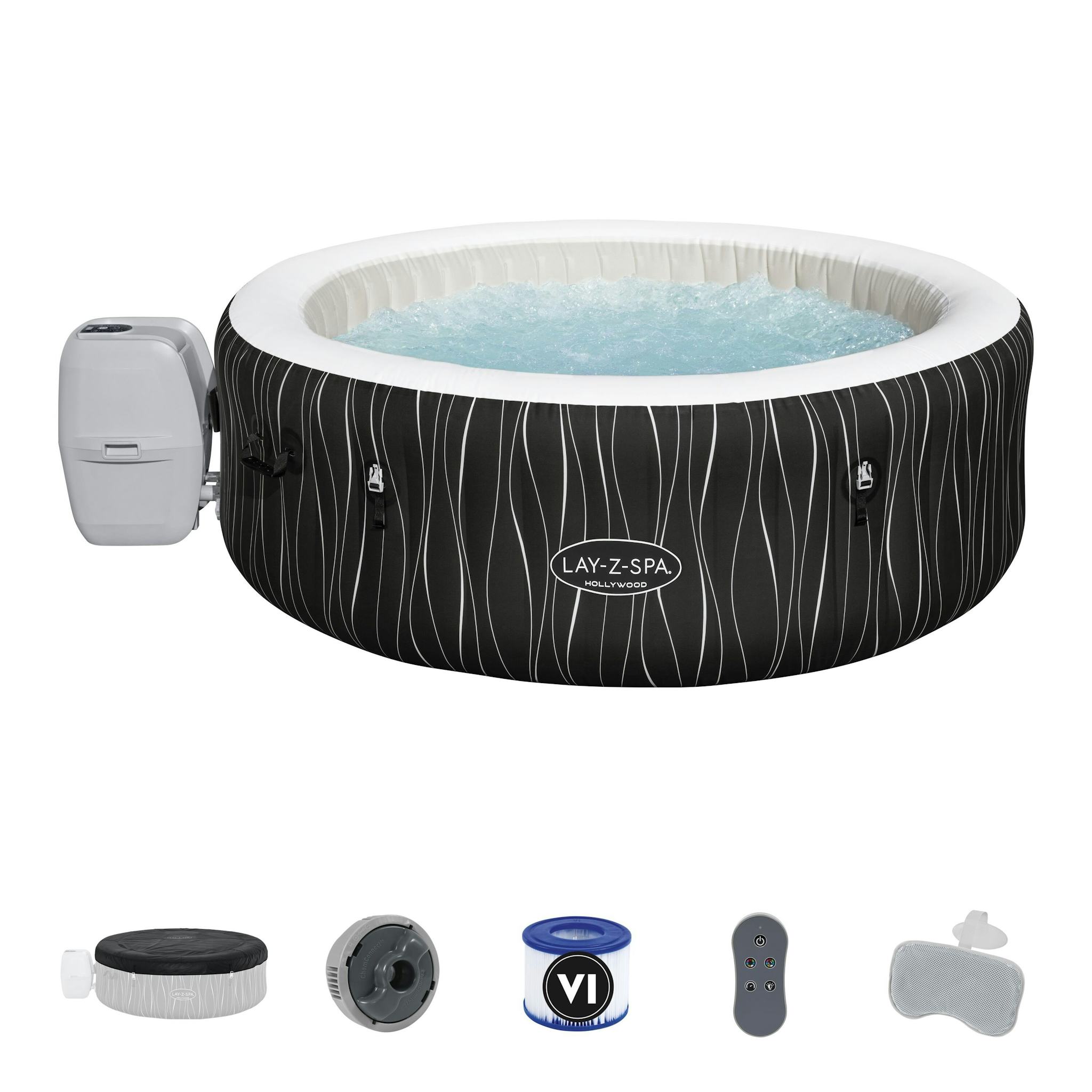 Spas Gonflables Spa gonflable rond Lay-Z-Spa Hollywood Airjet™ 4 - 6 personnes Bestway 37