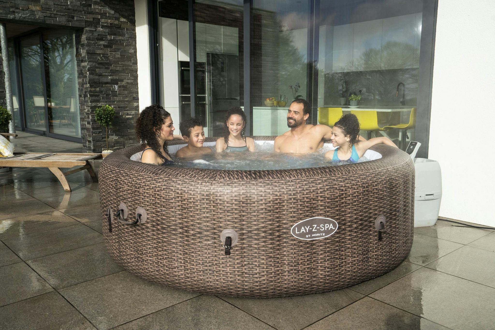Spas Gonflables Spa gonflable rond Lay-Z-Spa® St Moritz Airjet™ 5 - 7 personnes Bestway 6