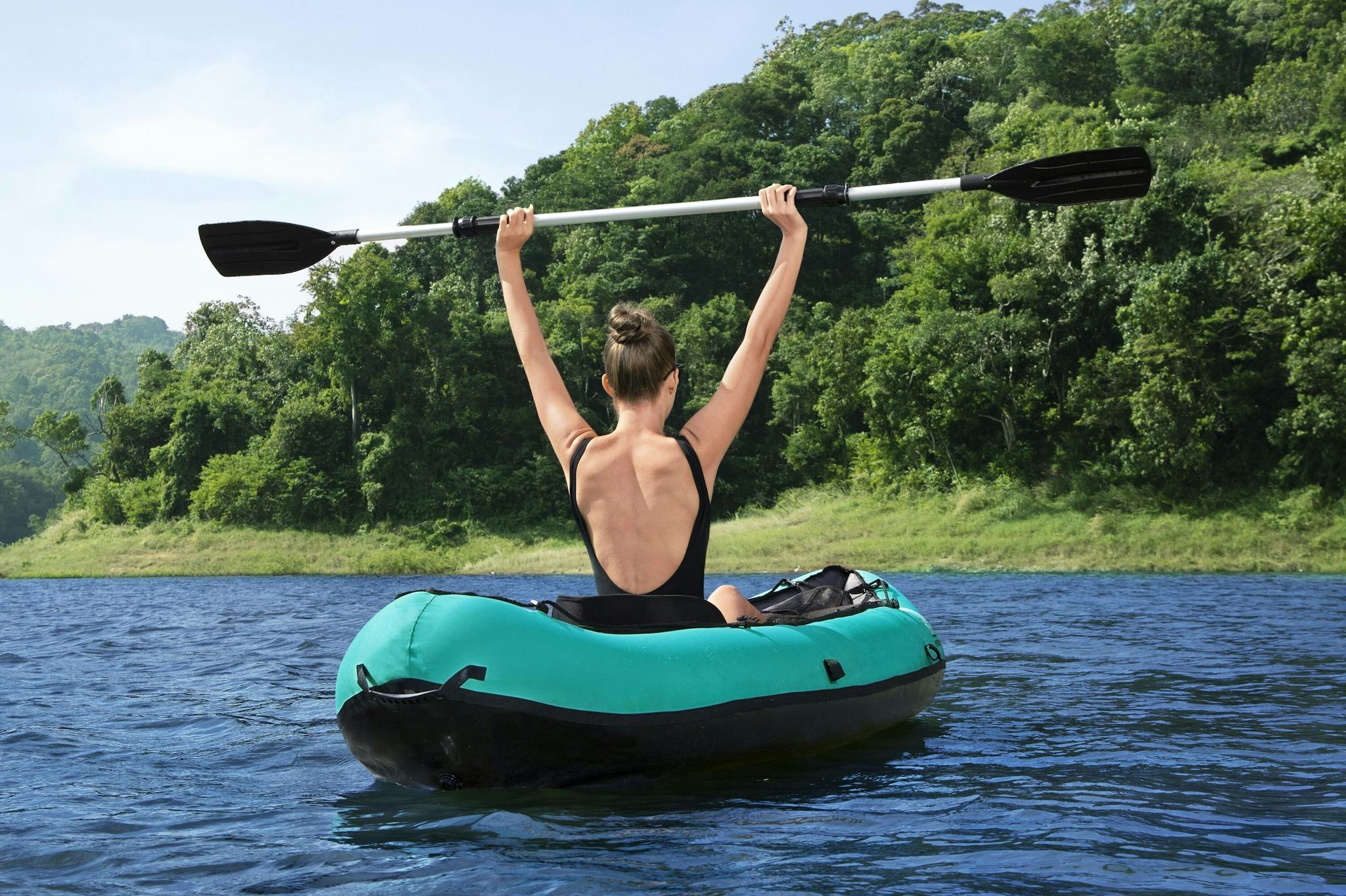 Sports d'eau Kayak gonflable Hydro-Force™ Ventura Elite X1 280 x 86 cm 1 personne, pagaie, pompe Bestway 6
