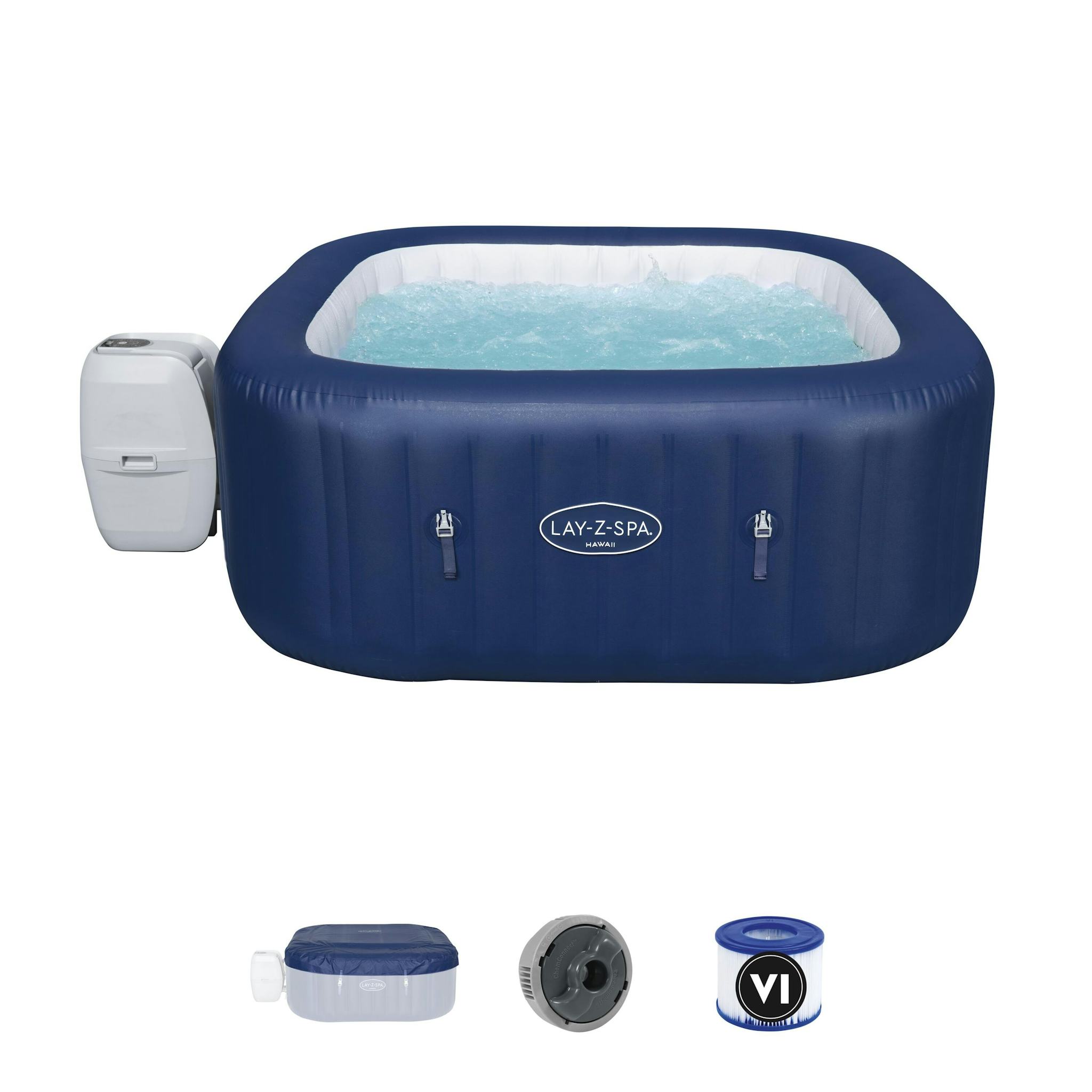 Spas Gonflables Spa gonflable carré Lay-Z-Spa Hawaii Airjet™ 4 - 6 personnes Bestway 4