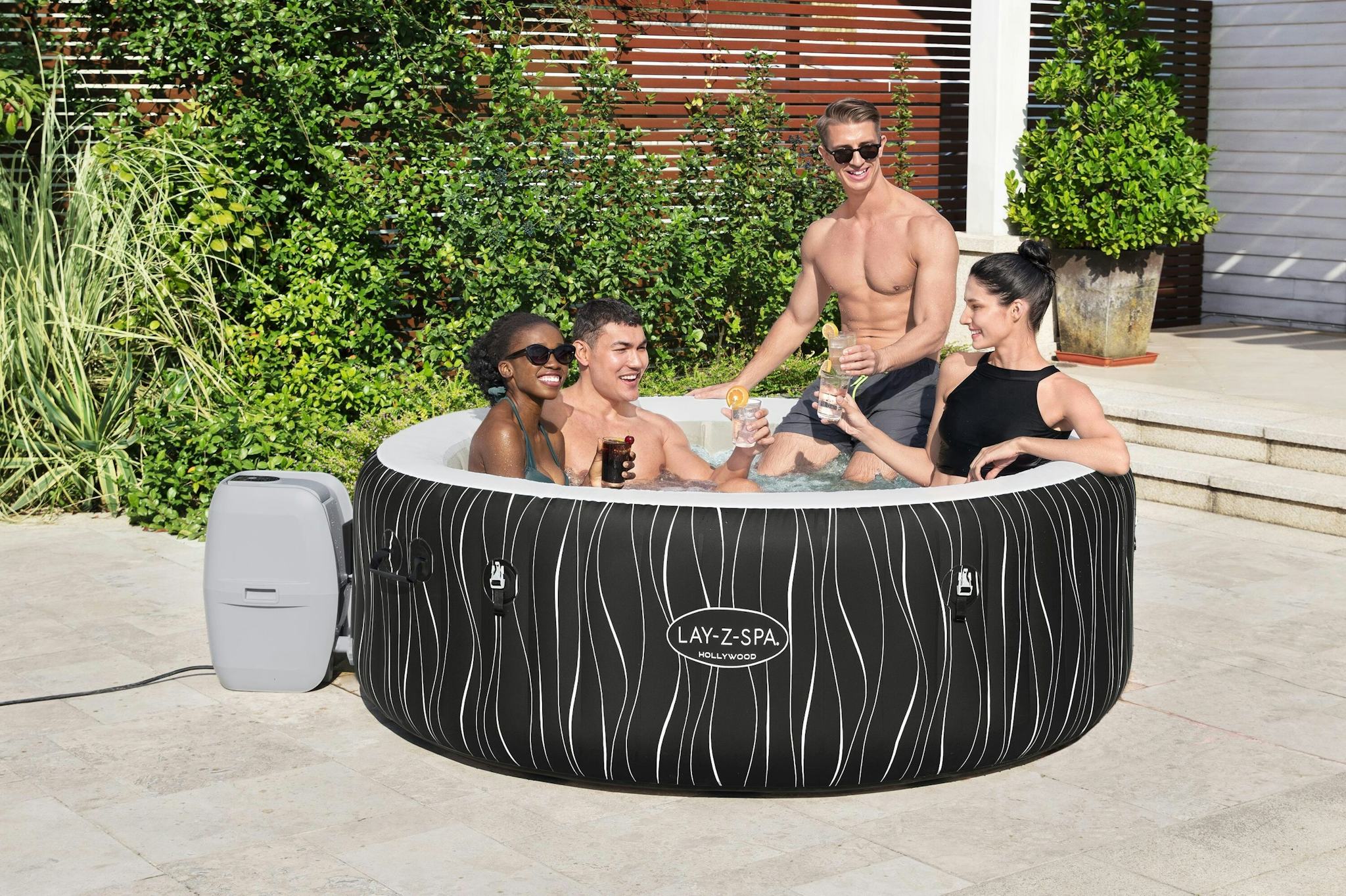 Spas Gonflables Spa gonflable rond Lay-Z-Spa Hollywood Airjet™ 4 - 6 personnes Bestway 19
