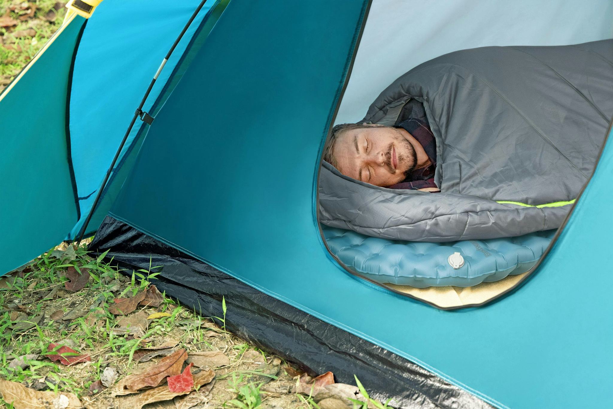 Camping Matelas gonflable de trekking AlpineLite™ momie 1,83 m x 63,5 cm x 7,5 cm , avec isolation thermique et gonfleur/sac Bestway 11