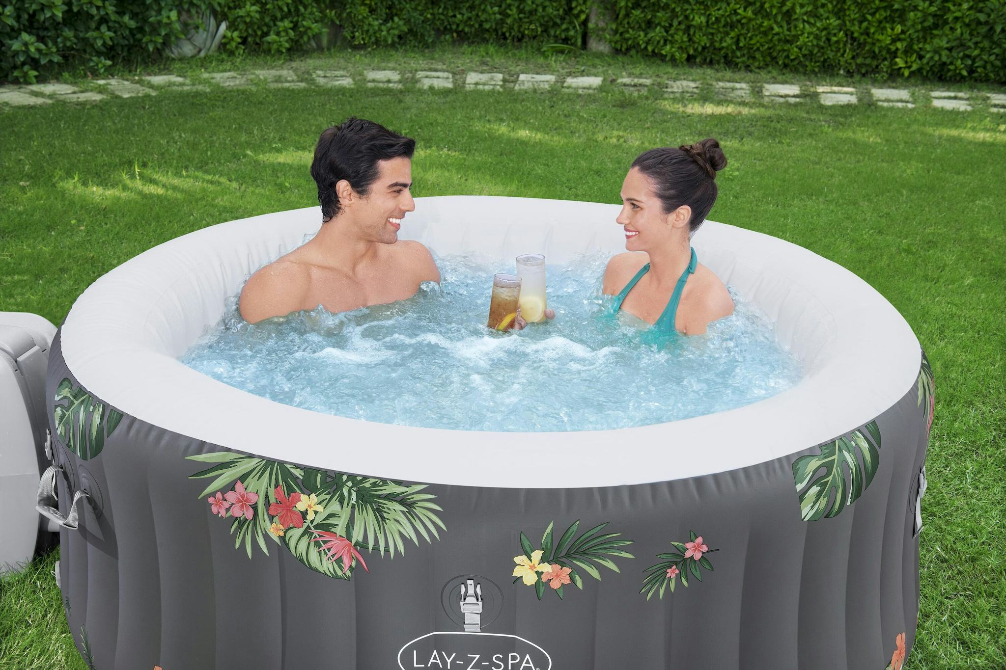 Spas Gonflables Spa gonflable rond Lay-Z-Spa Aruba Airjet™ 2 - 3 personnes Bestway 24