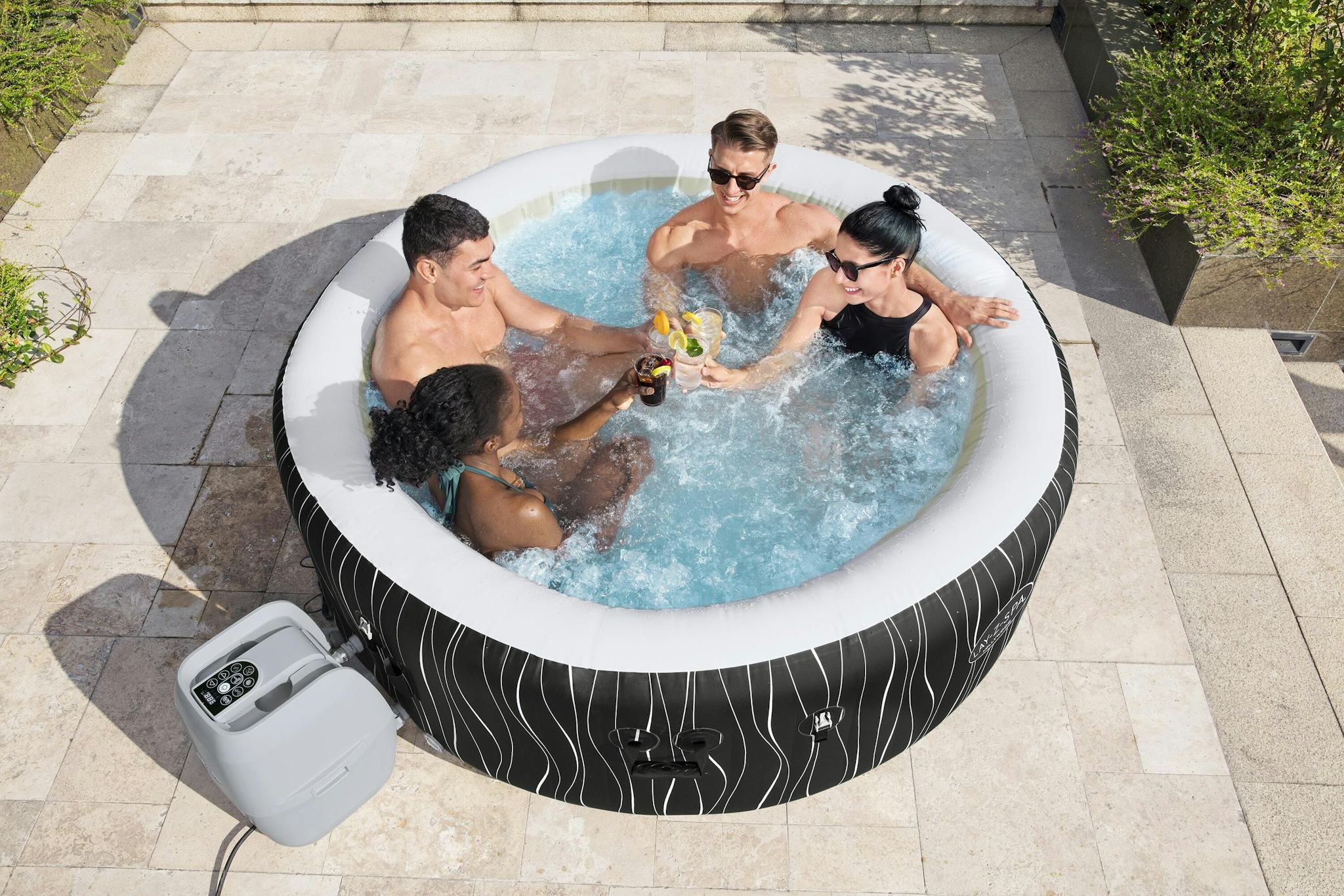 Spas Gonflables Spa gonflable rond Lay-Z-Spa Hollywood Airjet™ 4 - 6 personnes Bestway 31