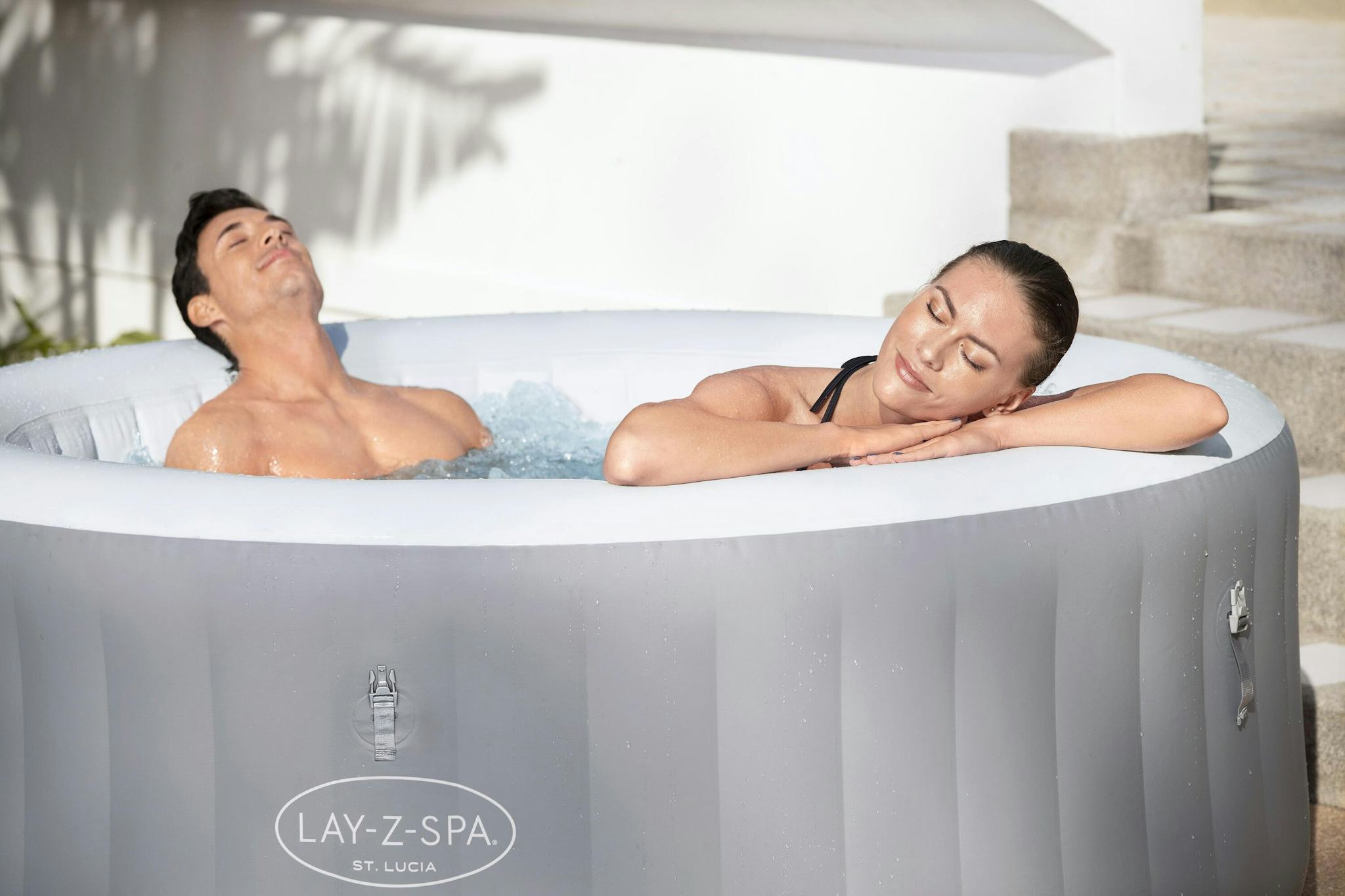 Spas Gonflables Spa gonflable rond St. Lucia AirJet™ Lay-Z-Spa®  2-3 personnes Bestway 17