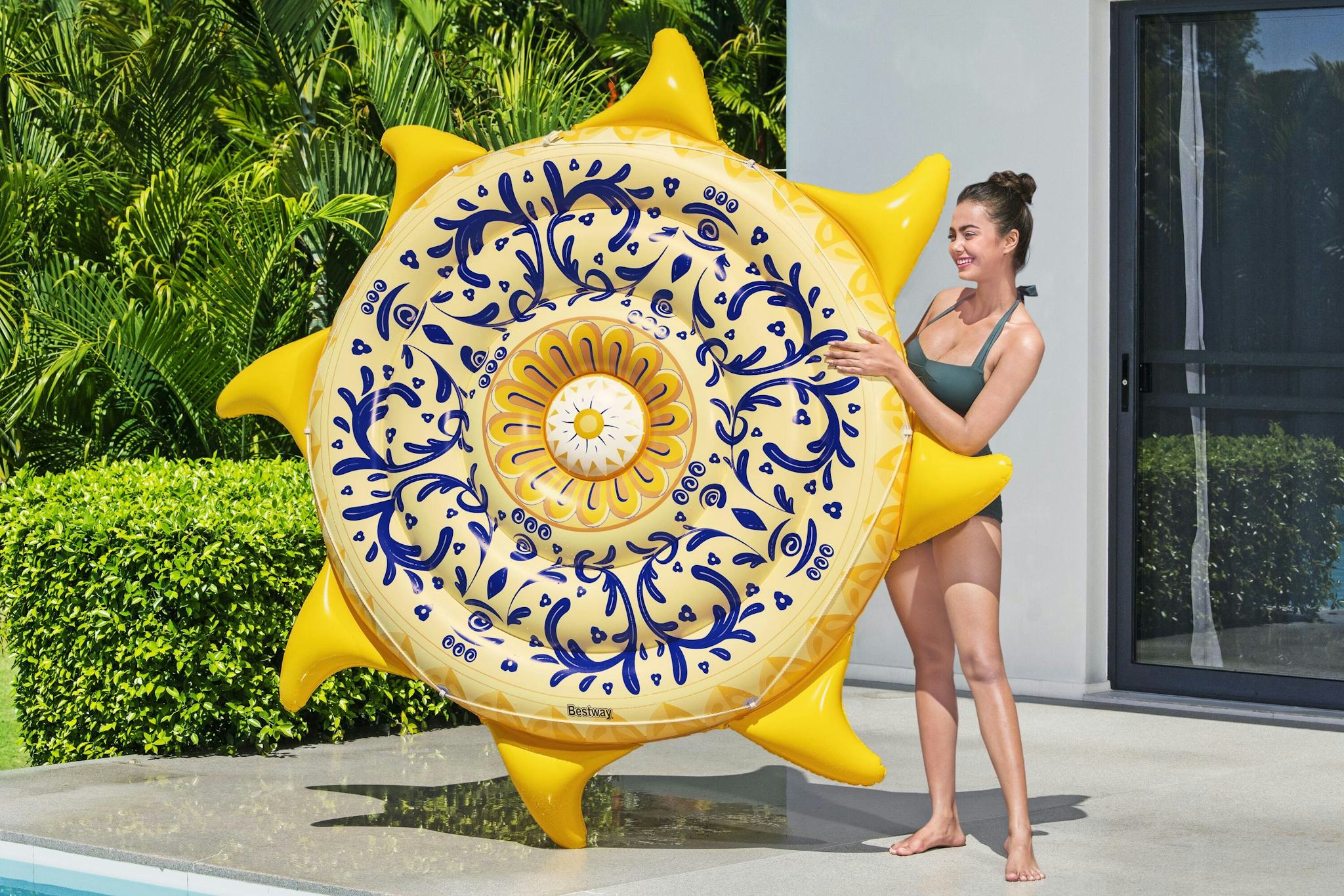 Bouées, matelas et jeux gonflables Ile gonflable soleil Sunny Sicily 171 x 89 cm Bestway 3