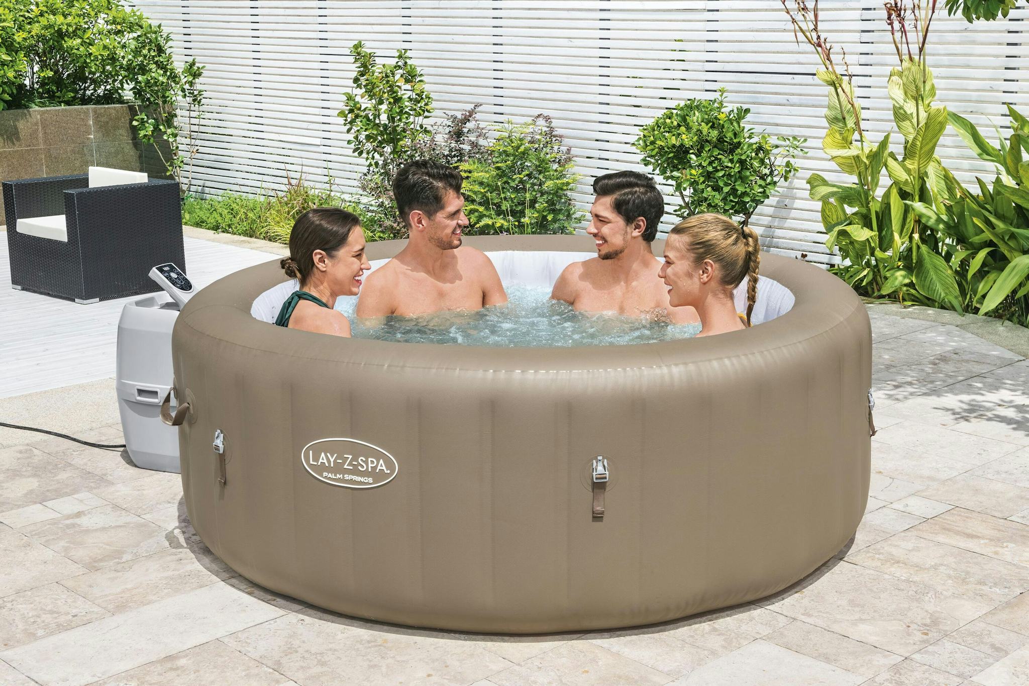 Spas Gonflables Spa gonflable rond Lay-Z-Spa Palm Springs Airjet™ 4 - 6 personnes Bestway 3