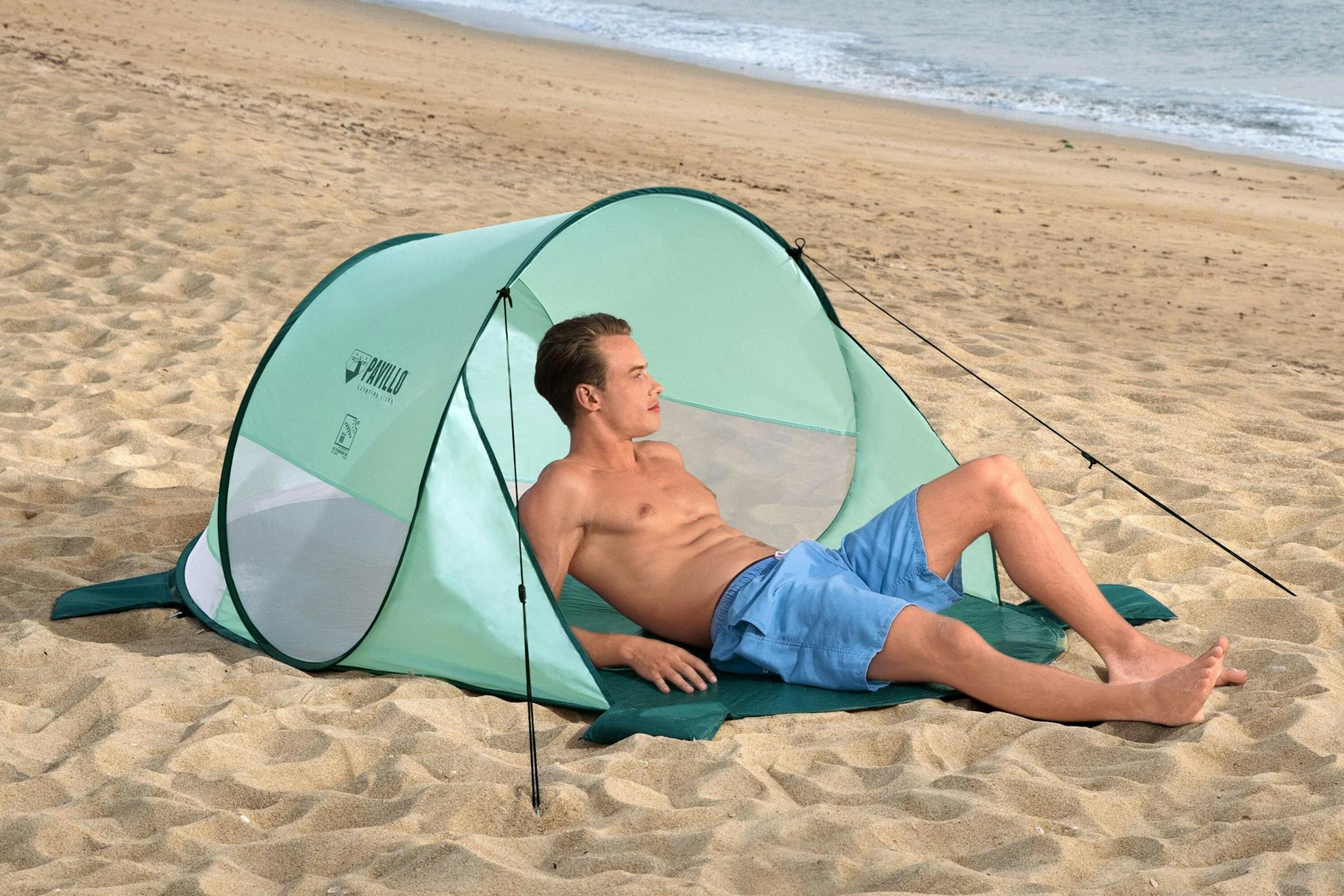 Camping Tente de plage pop-up Quick 2 places 200 x 120 x 90 cm Bestway 8