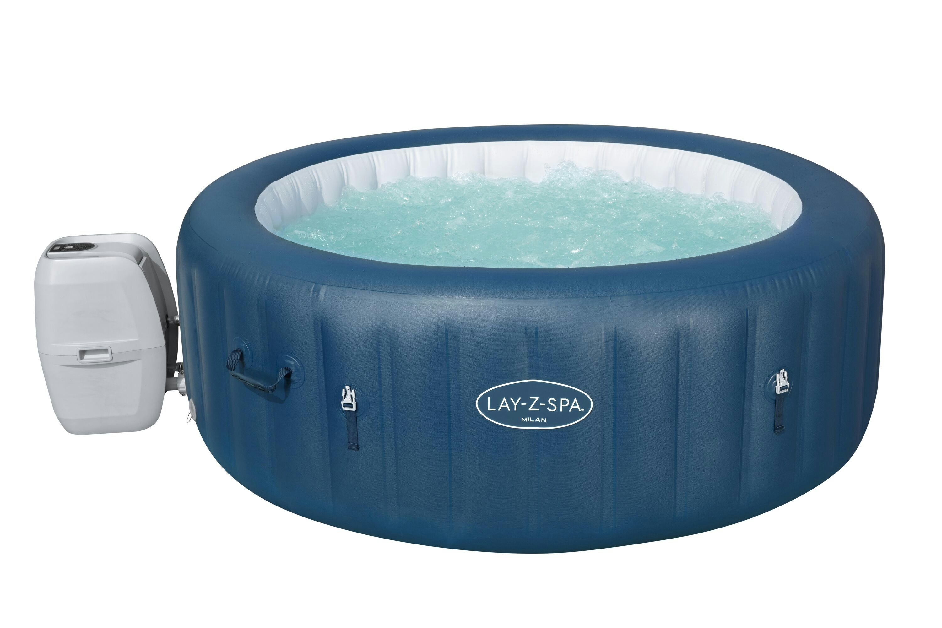 Spas Gonflables Spa gonflable rond Lay-Z-Spa Milan Airjet Plus™ 4 - 6 personnes Bestway 1