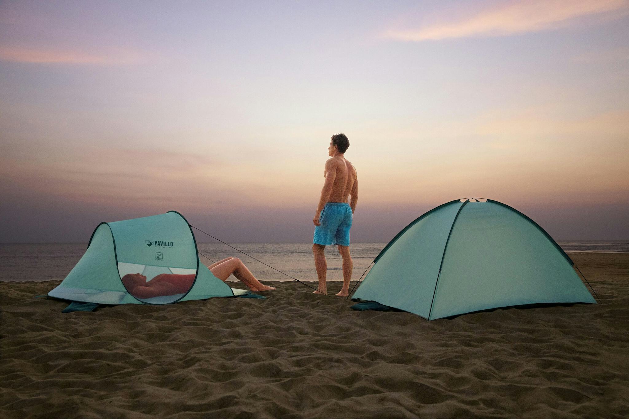 Camping Tente de plage pop-up Quick 2 places 200 x 120 x 90 cm Bestway 14