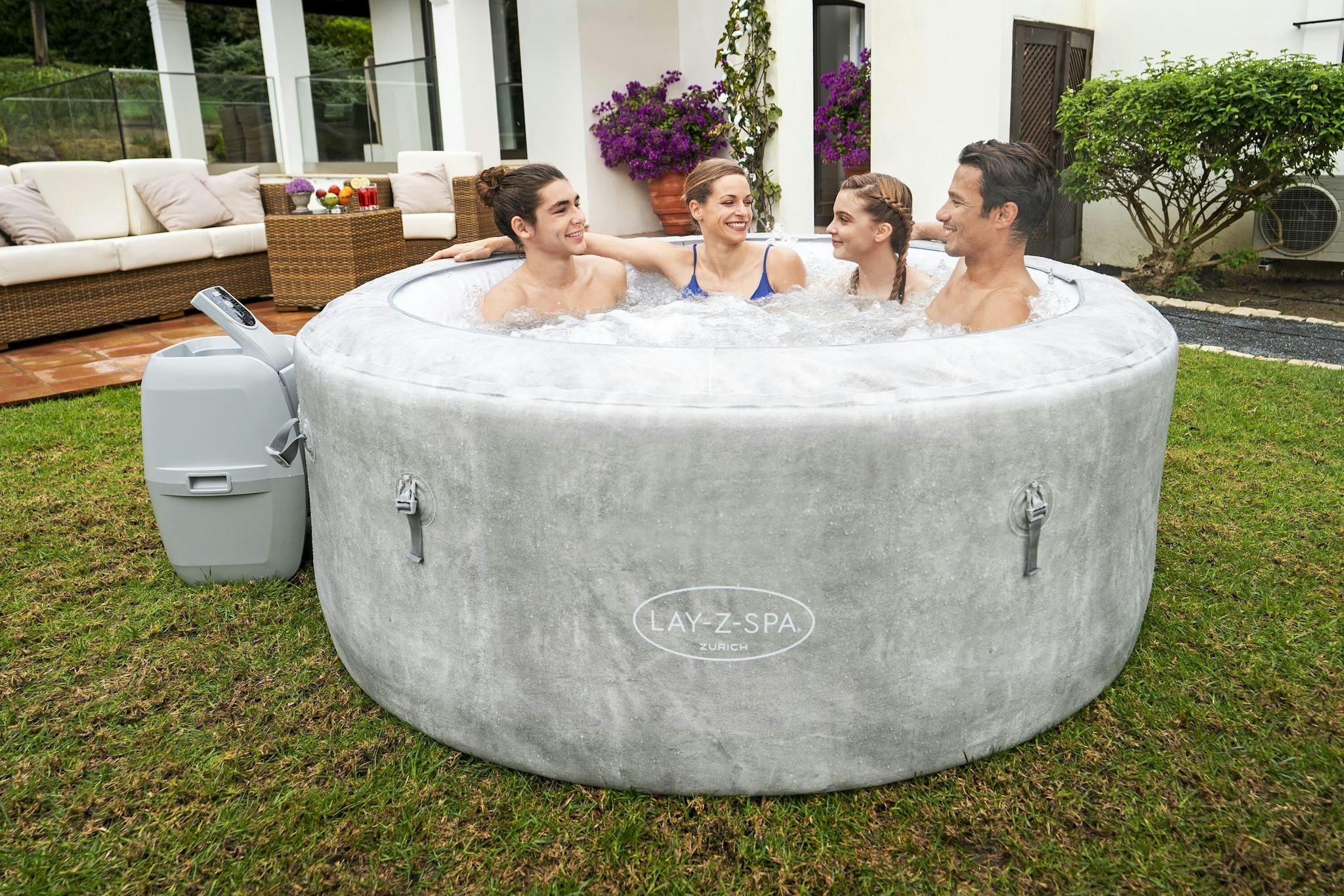 Spas Gonflables Spa gonflable rond Lay-Z-Spa Zurich Airjet™ 2 - 4 personnes Bestway 11
