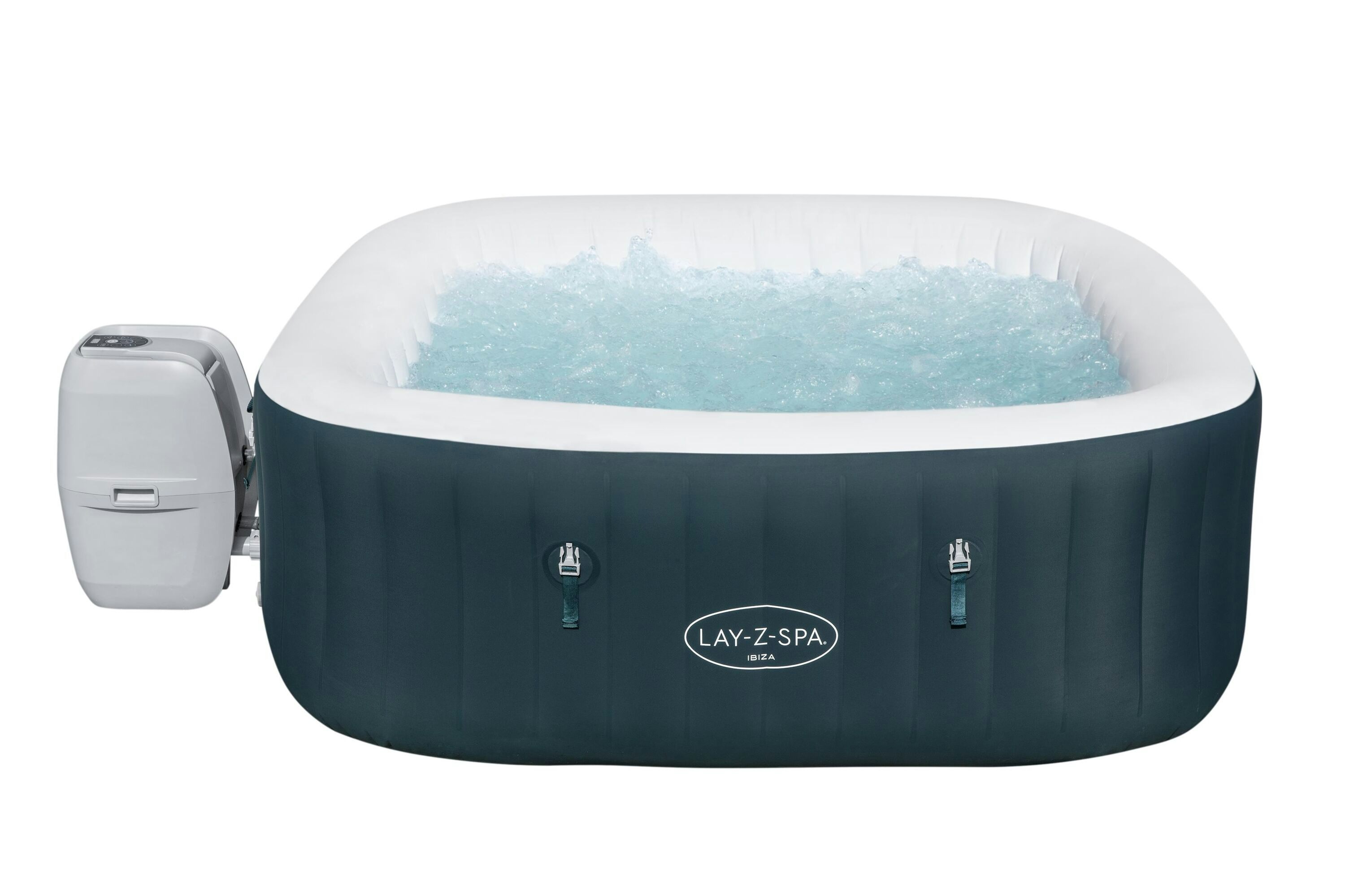 Spas Gonflables Spa gonflable carré Lay-Z-Spa Ibiza Airjet™ 4 - 6 personnes Bestway 1