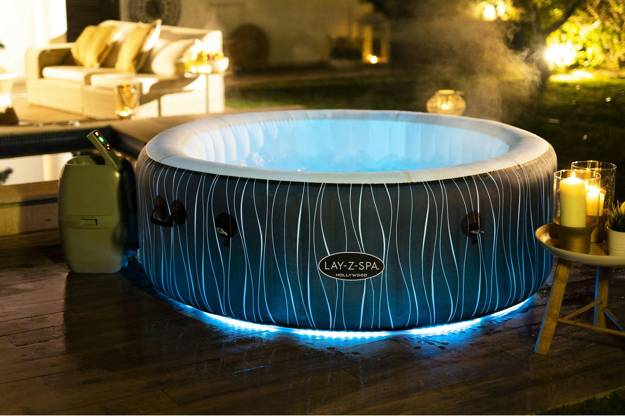 Spas Gonflables Spa gonflable rond Lay-Z-Spa Hollywood Airjet™ 4 - 6 personnes Bestway 12