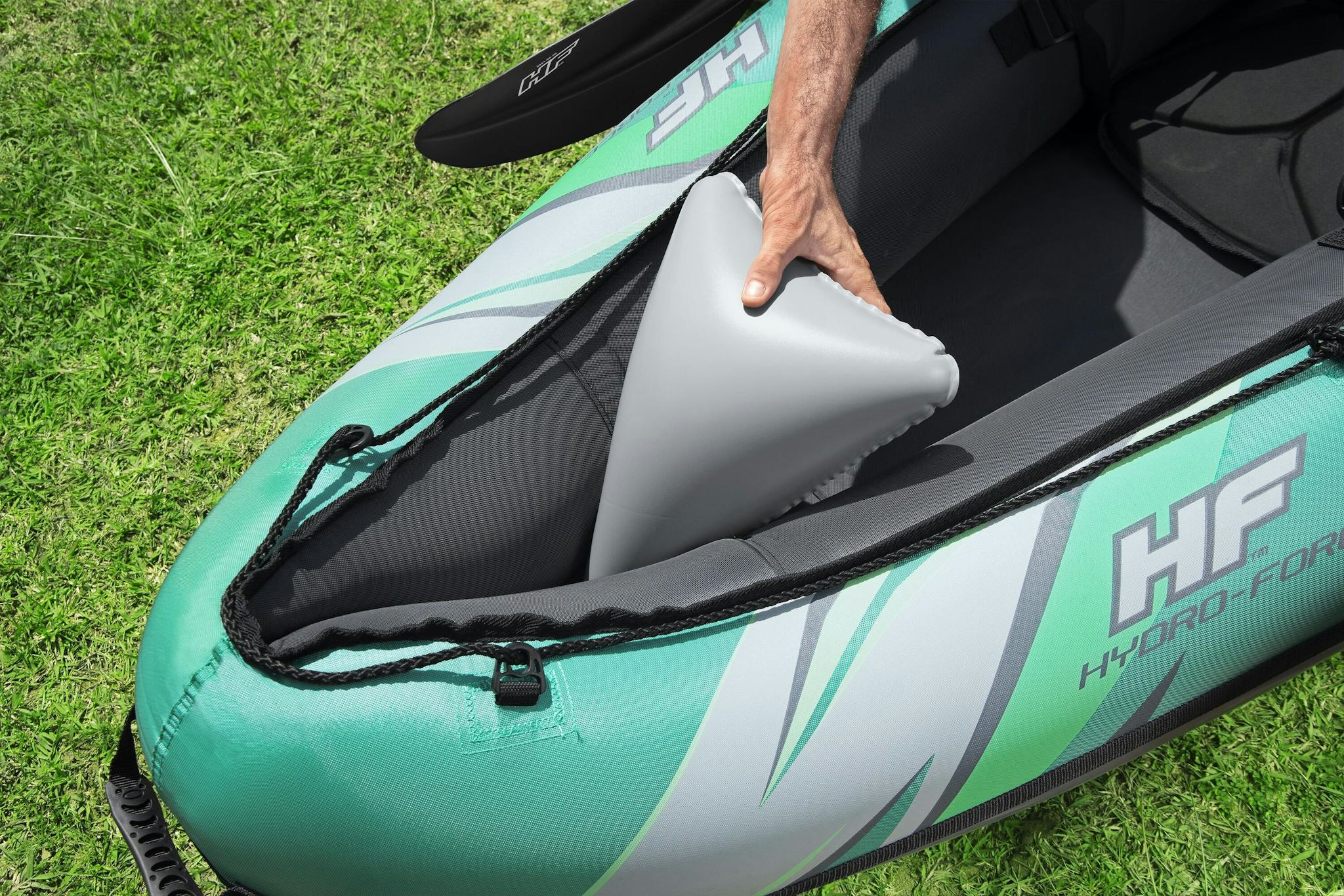 Sports d'eau Kayak gonflable Hydro-Force™ Ventura Elite X2 330 x 86 cm 2 adultes, pagaie, pompe Bestway 4