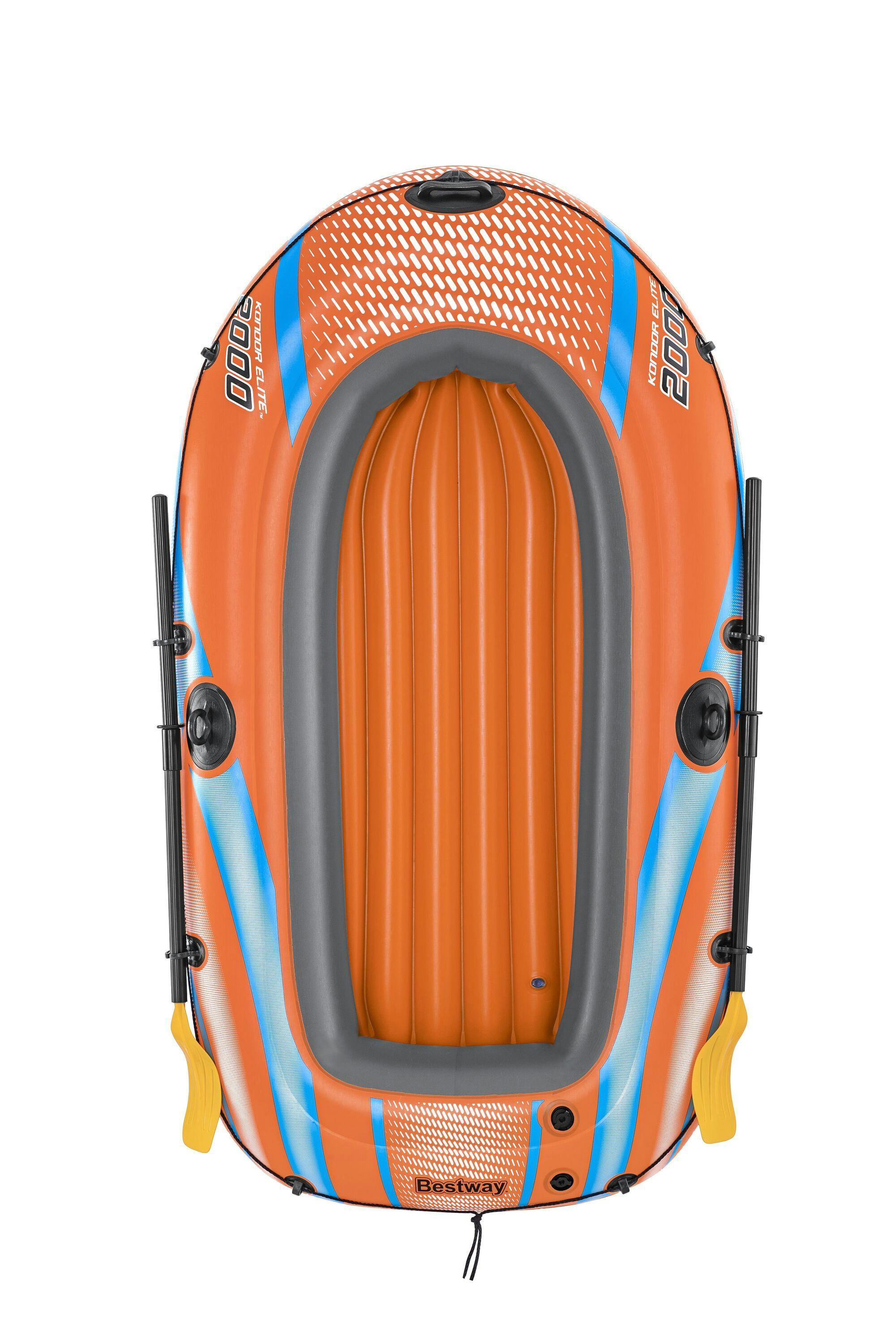 Sports d'eau Bateau gonflable Kondor Elite™ 2000 raft set, 196 x 106 cm, 1 adulte+1enfant, 120kg max, pompe à pied et 2 pagaies Bestway 13