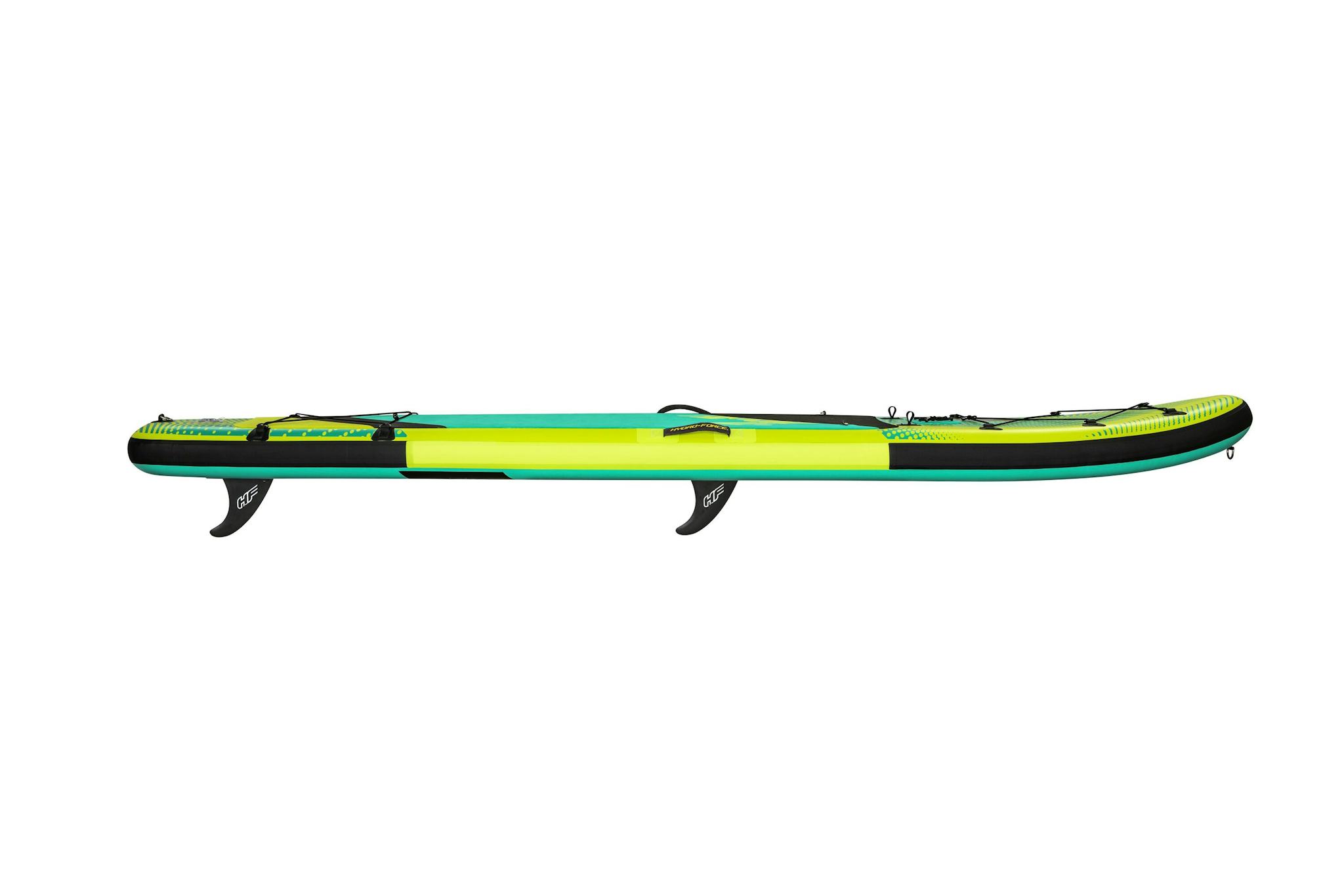 Sports d'eau Paddle SUP Freesoul Tech 340 x 89 x 15 cm transformable en kayak ou en planche à voile, avec siège, cale-pieds, pompe Bestway 5