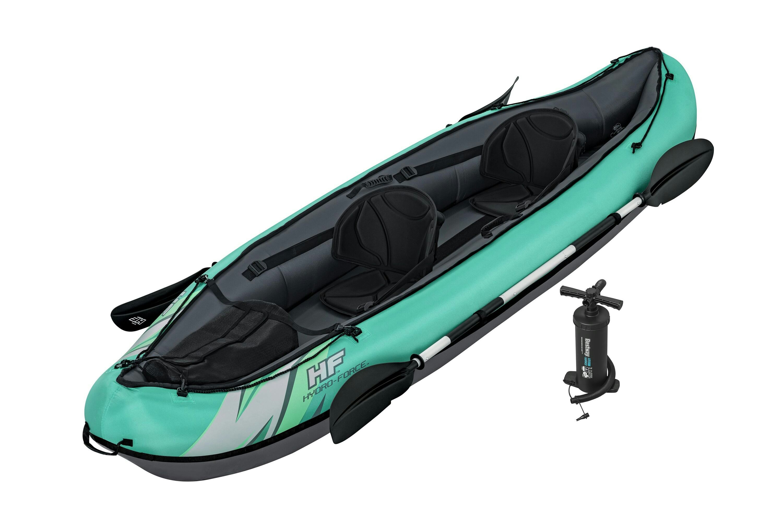 Sports d'eau Kayak gonflable Hydro-Force™ Ventura Elite X2 330 x 86 cm 2 adultes, pagaie, pompe Bestway 1