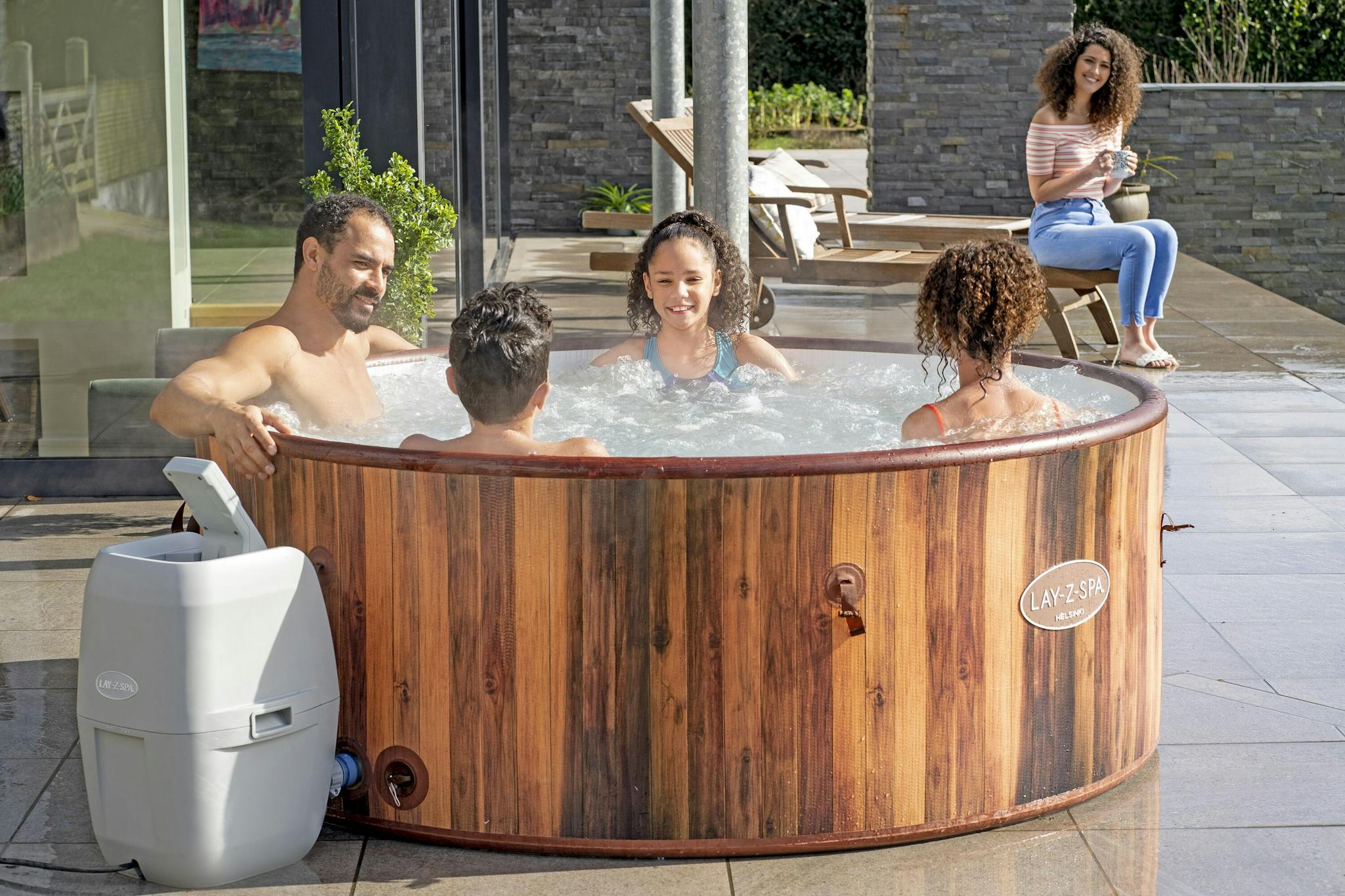 Spas Gonflables Spa gonflable rond Lay-Z-Spa® Helsinki Airjet™ 5 - 7 personnes Bestway 14