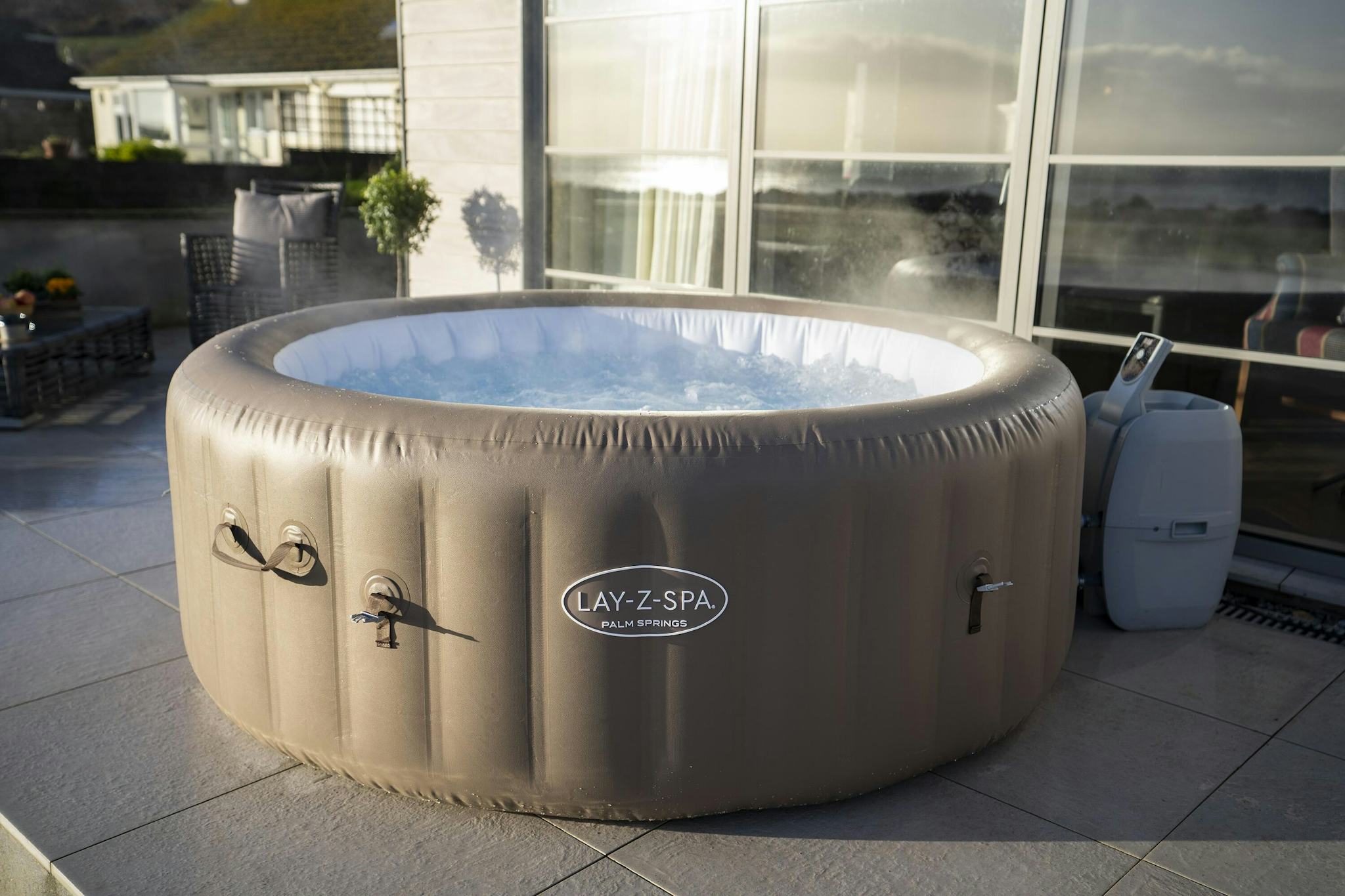 Spas Gonflables Spa gonflable rond Lay-Z-Spa Palm Springs Airjet™ 4 - 6 personnes Bestway 14
