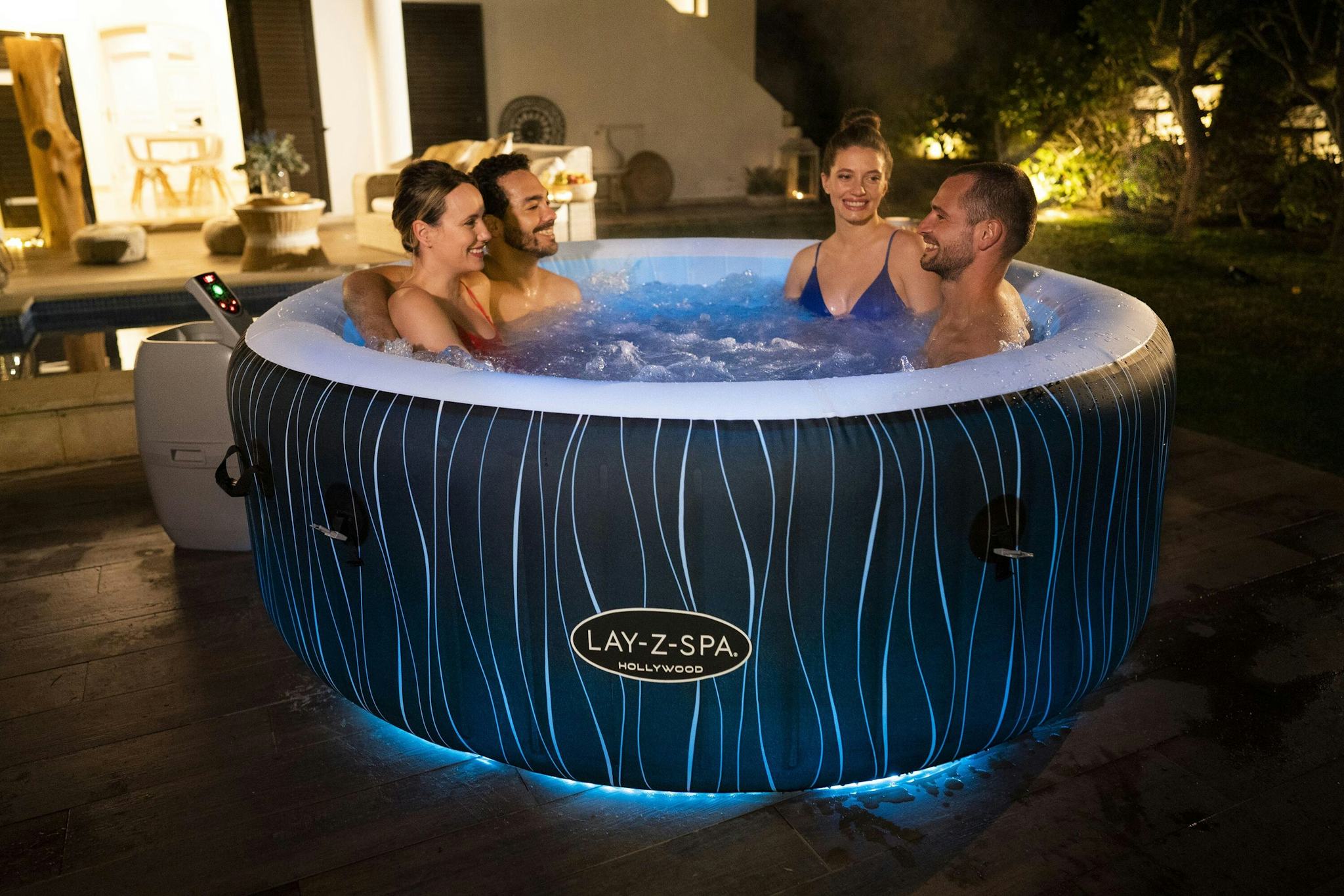 Spas Gonflables Spa gonflable rond Lay-Z-Spa Hollywood Airjet™ 4 - 6 personnes Bestway 47