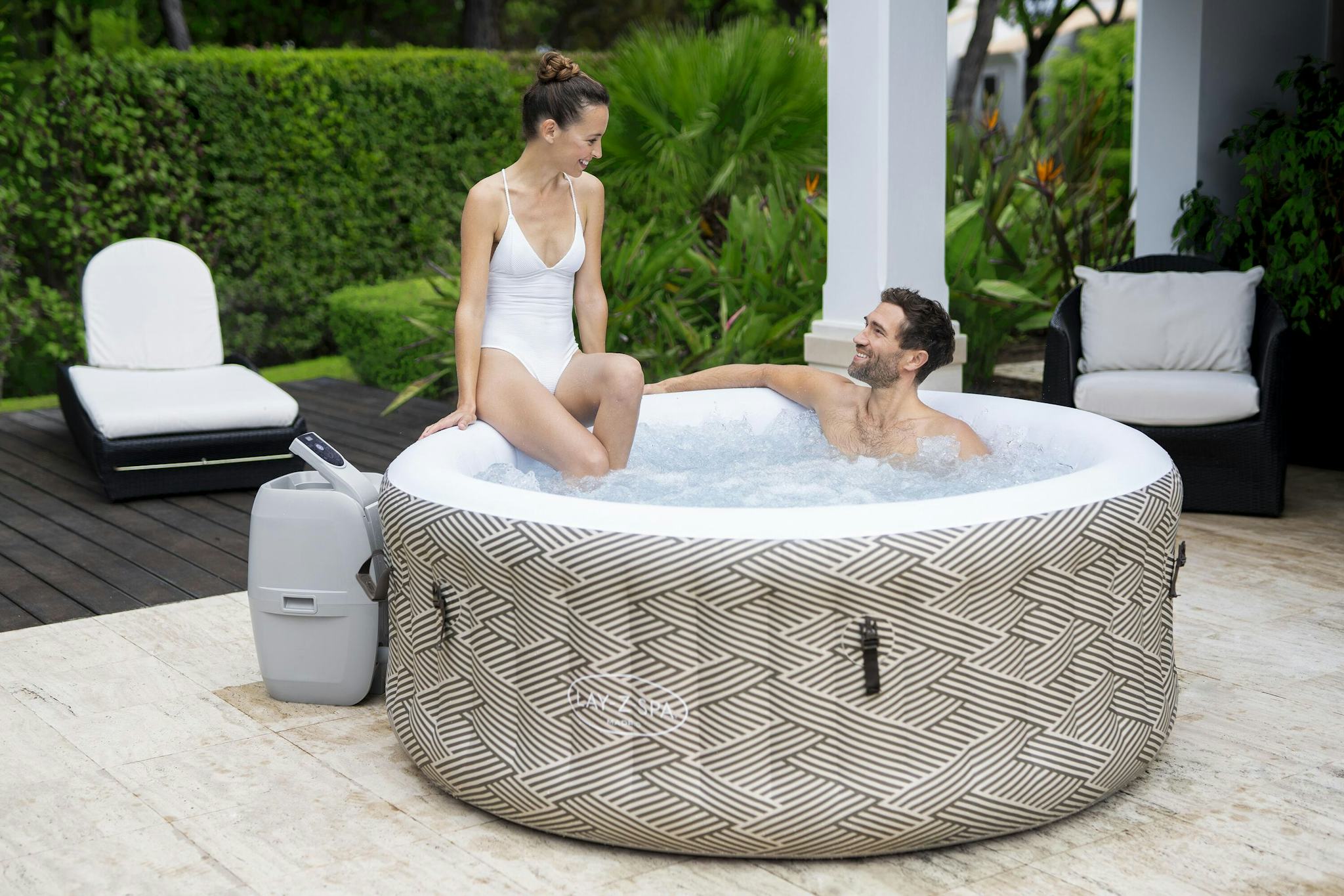 Spas Gonflables Spa gonflable rond Lay-Z-Spa Madrid Airjet™ 2 - 4 personnes Bestway 17