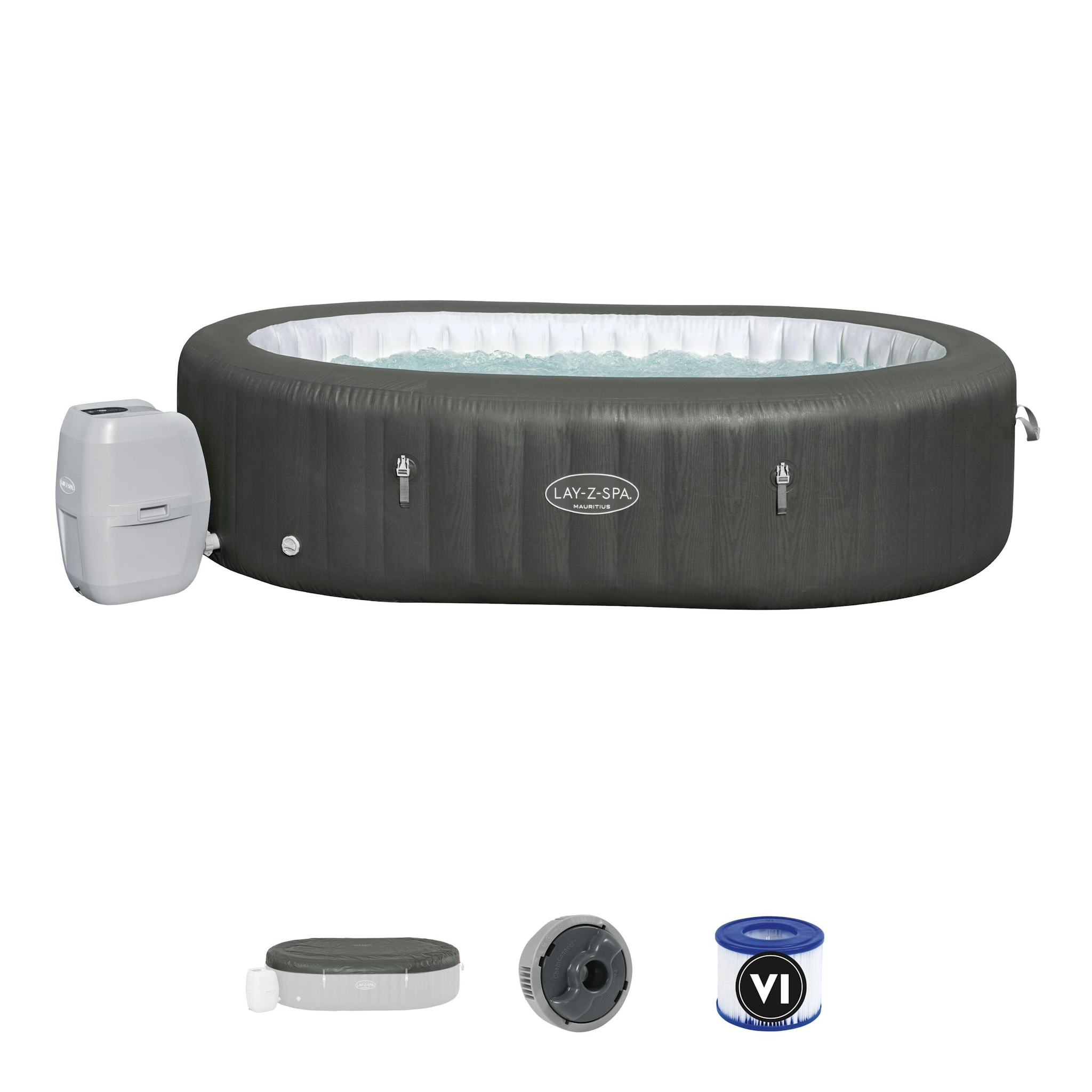 Spas Gonflables Spa gonflable ovale Lay-Z-Spa Mauritius Airjet™ 5 - 7 personnes Bestway 4