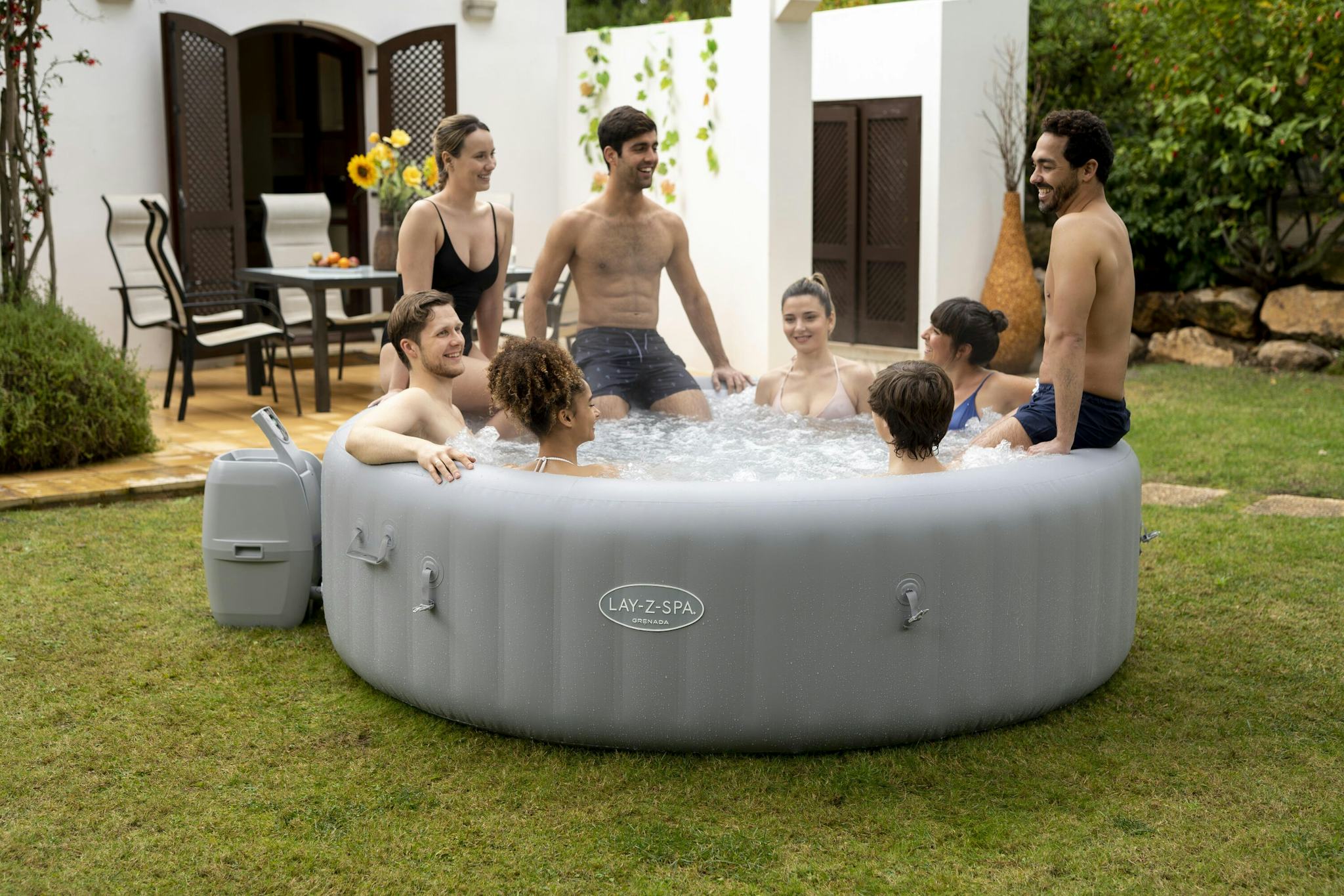 Spas Gonflables Spa gonflable rond Lay-Z-Spa Grenada Airjet™ 6 - 8 personnes Bestway 7