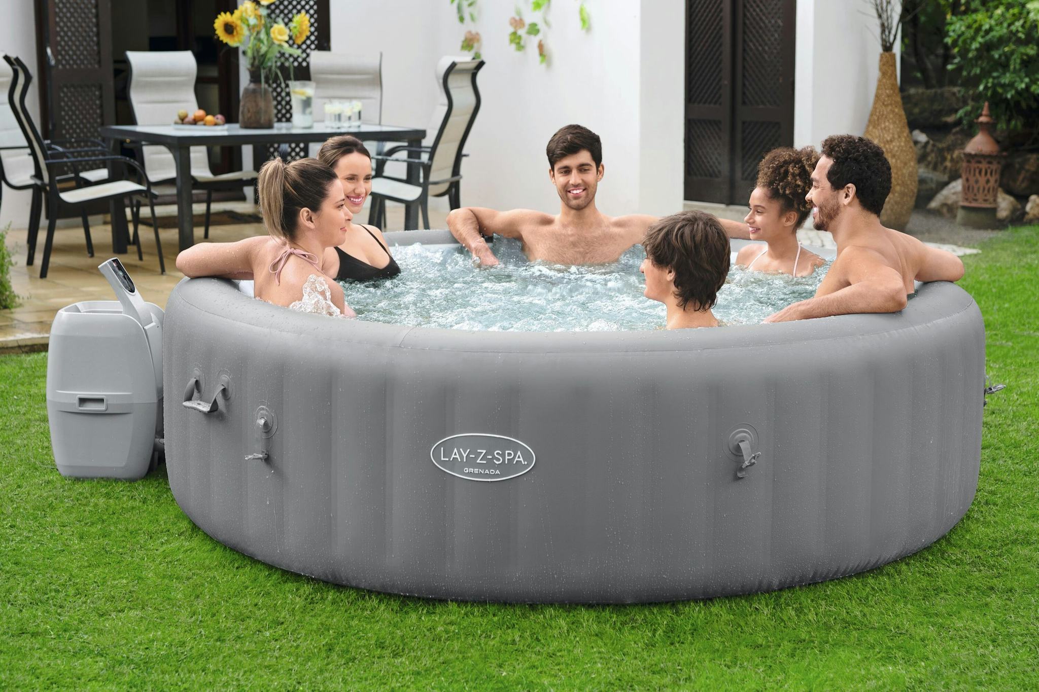 Spas Gonflables Spa gonflable rond Lay-Z-Spa Grenada Airjet™ 6 - 8 personnes Bestway 4