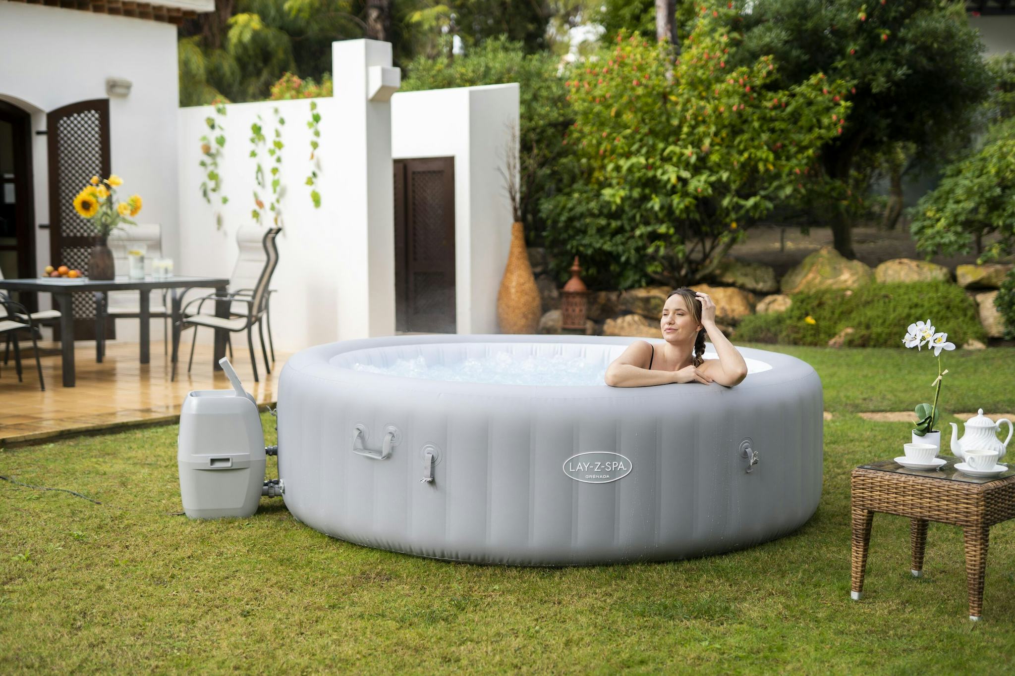 Spas Gonflables Spa gonflable rond Lay-Z-Spa Grenada Airjet™ 6 - 8 personnes Bestway 21